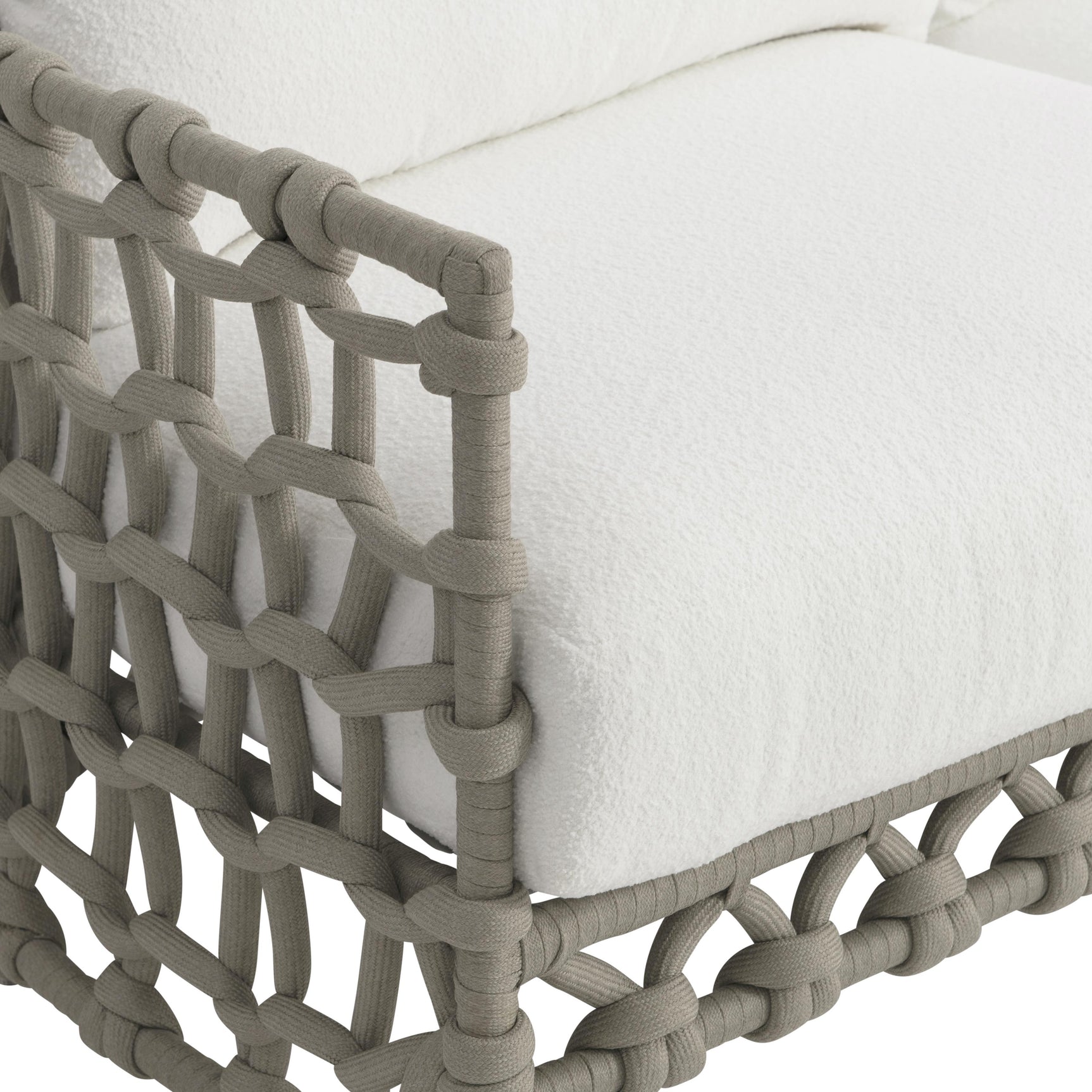 Nodi Shiitake/Grey Outdoor Sofa - Ornate Home