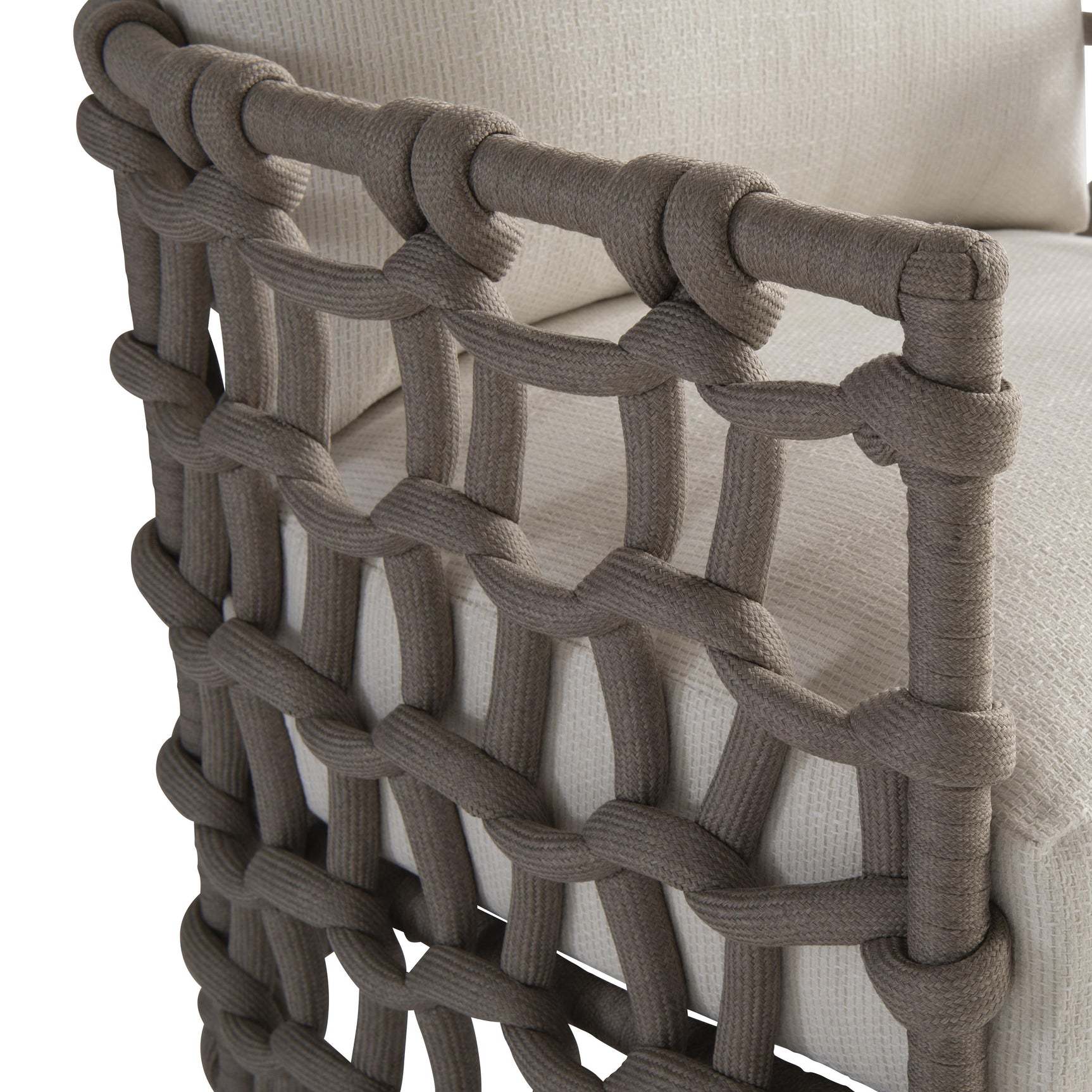 Nodi Shiitake/White/Cream Outdoor Chair - Ornate Home