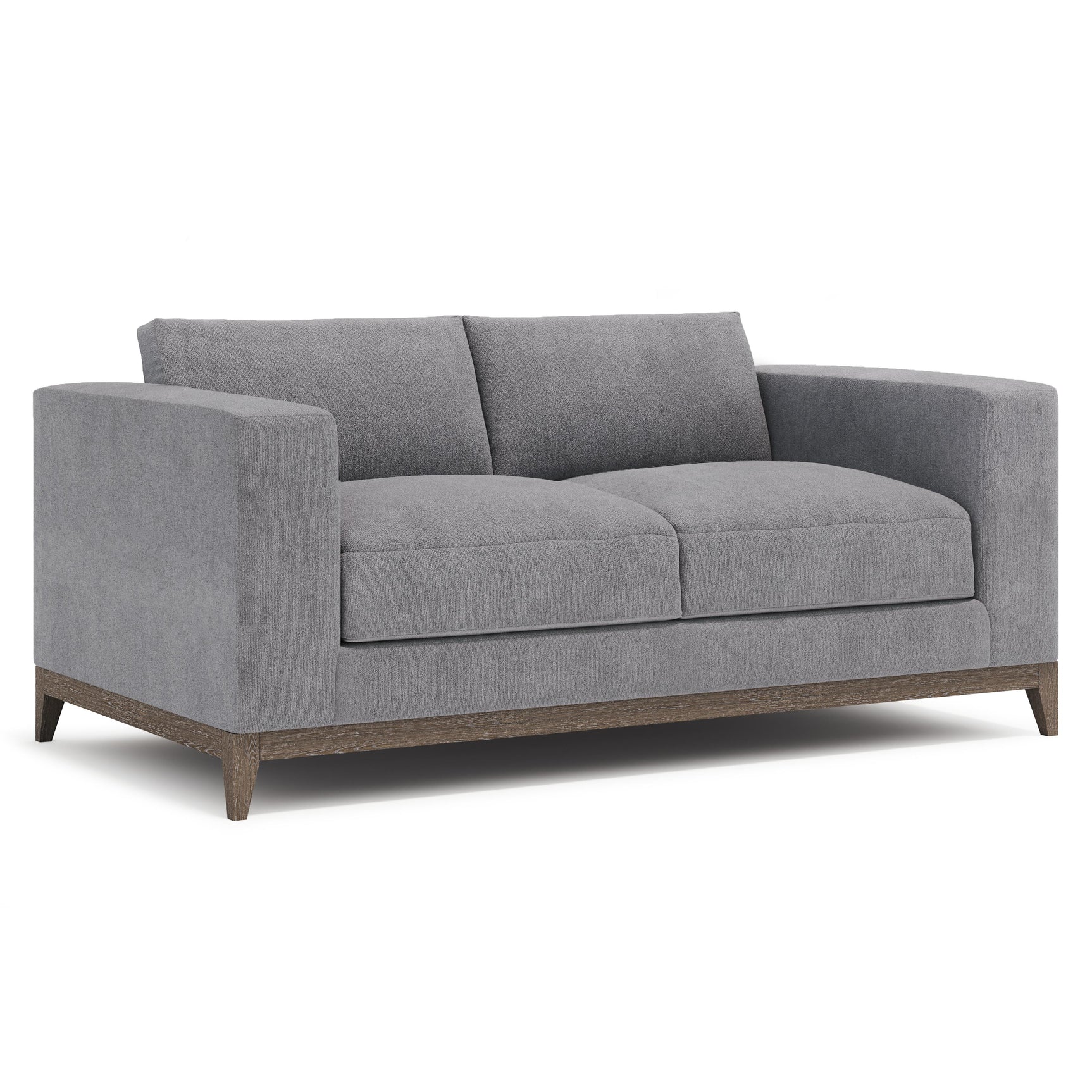 Noel Grey Fabric Loveseat - Ornate Home