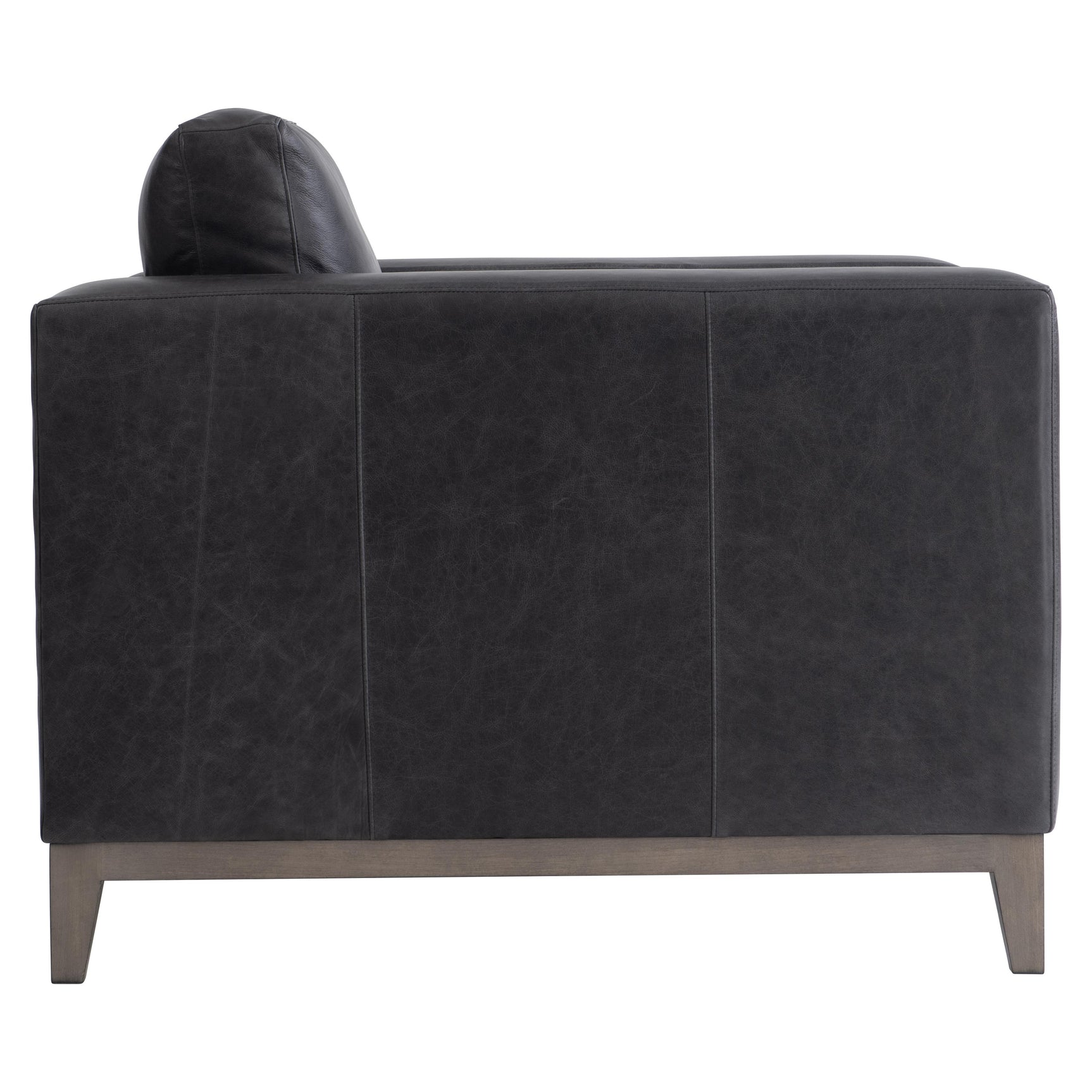 Noel Grey Leather Chair - Ornate Home