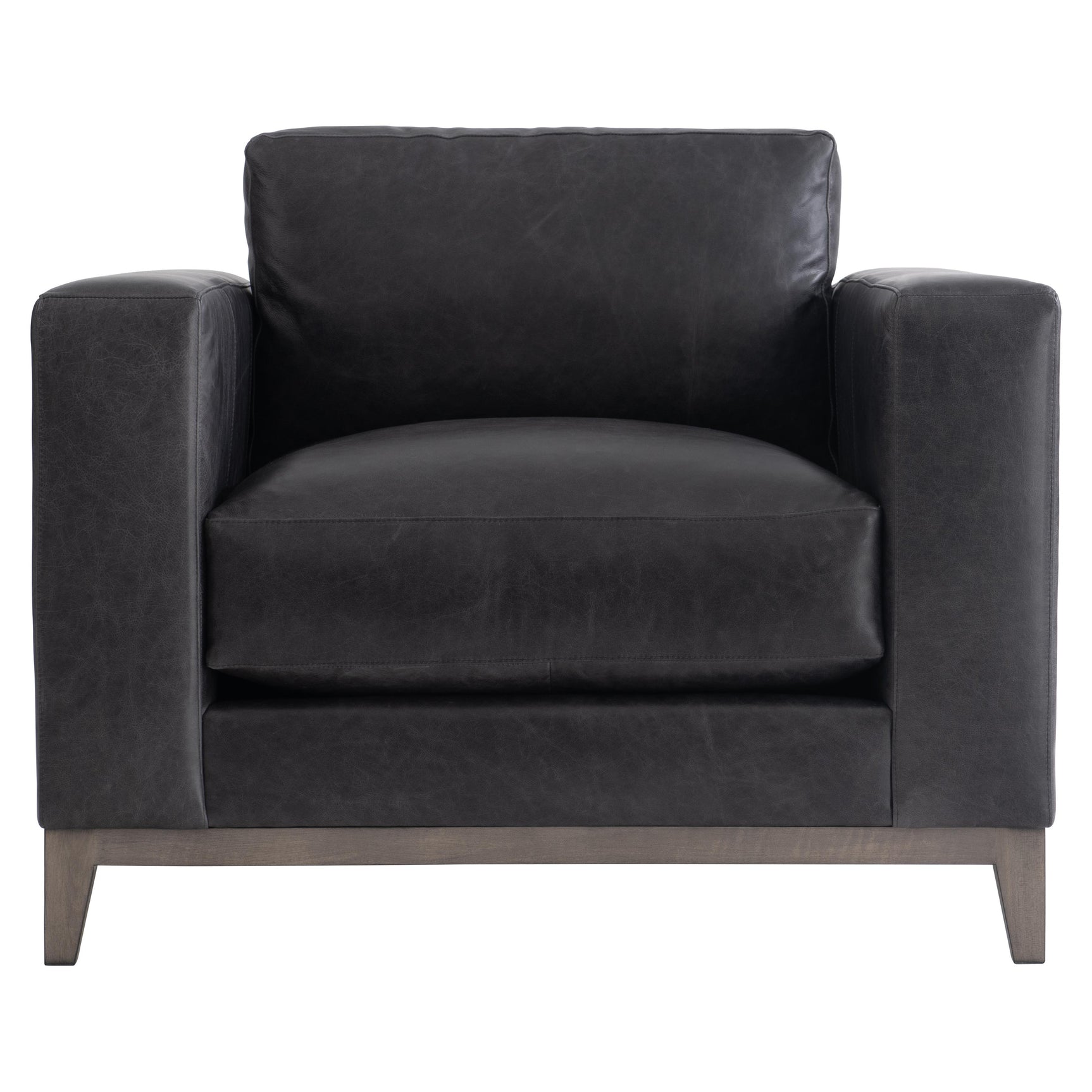 Noel Grey Leather Chair - Ornate Home