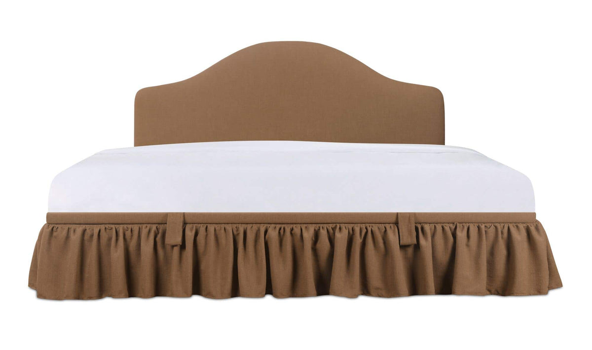 Noelle Light Brown King Storage Bed - Ornate Home