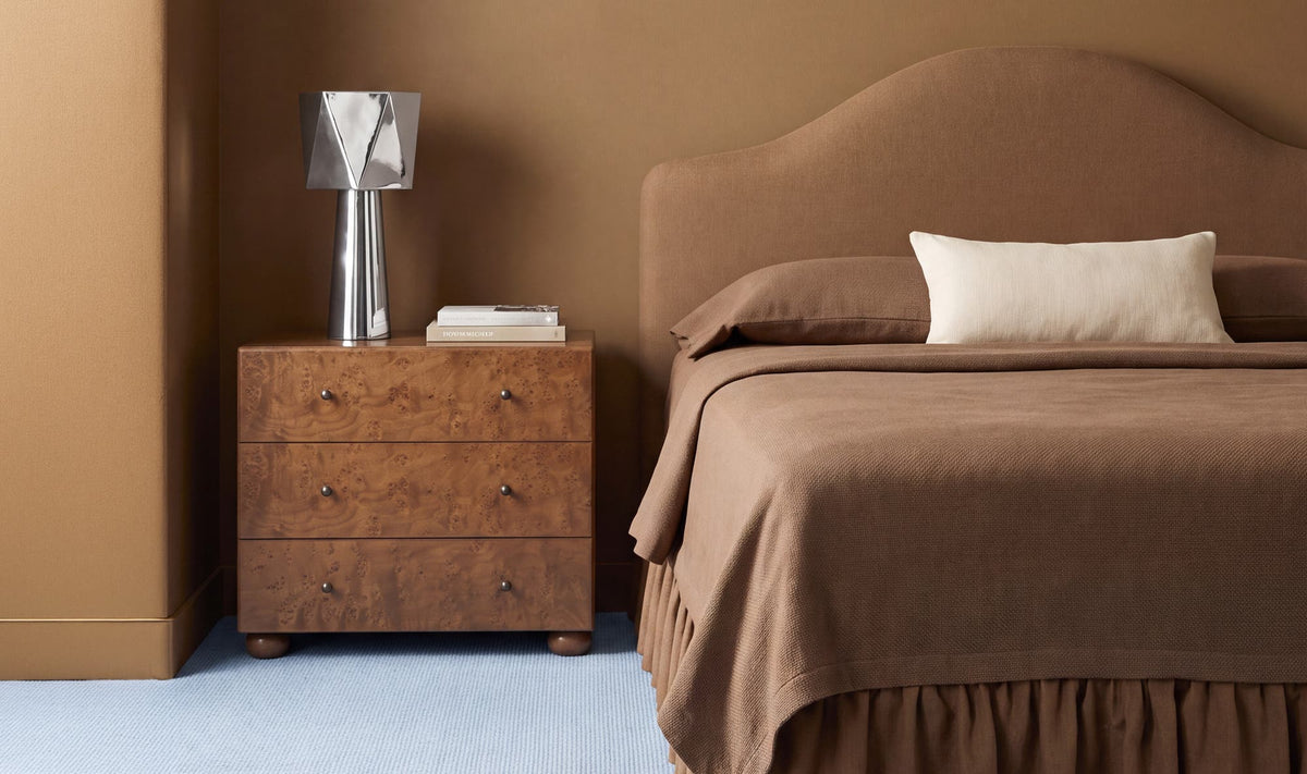 Noelle Light Brown King Storage Bed - Ornate Home