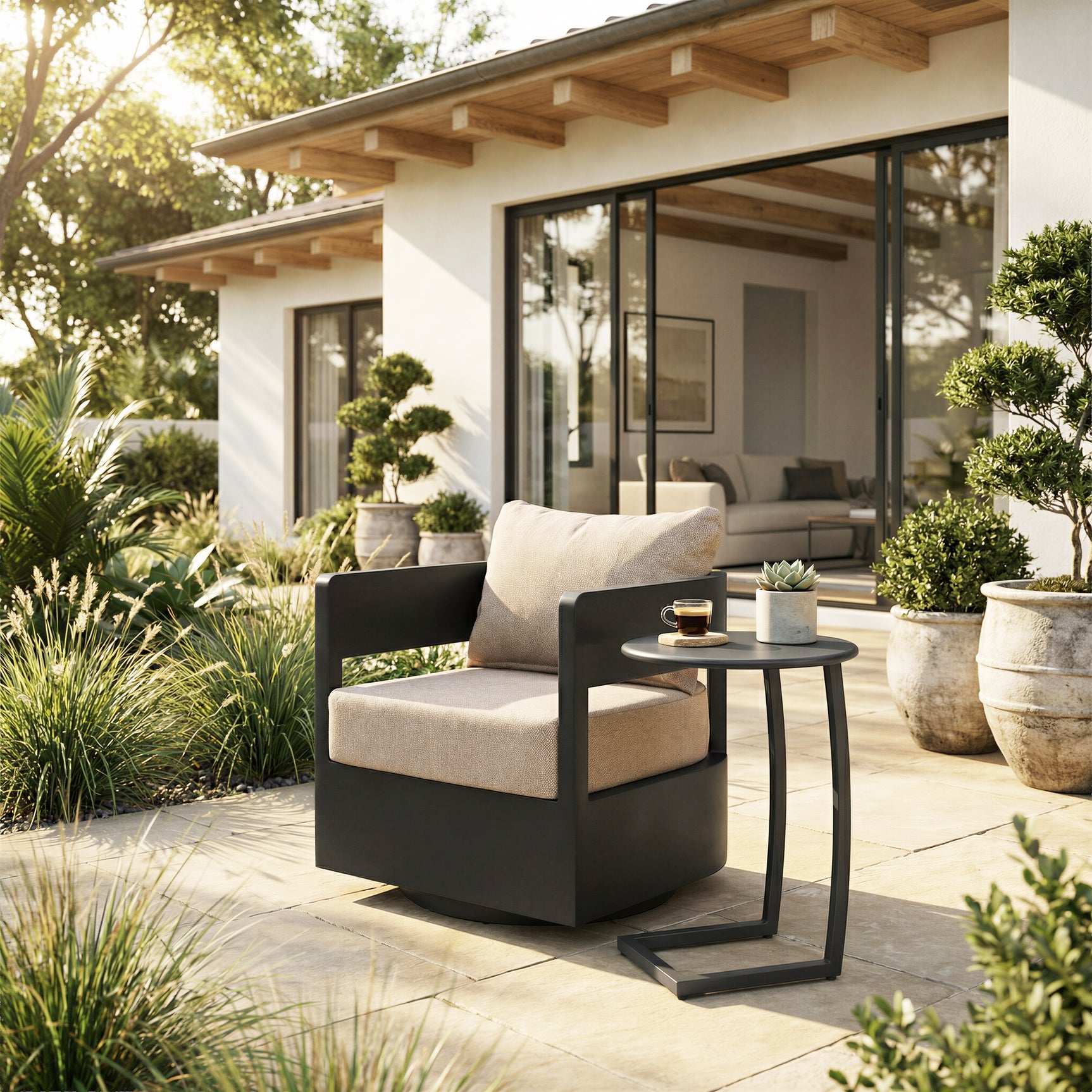Noga Black End Table