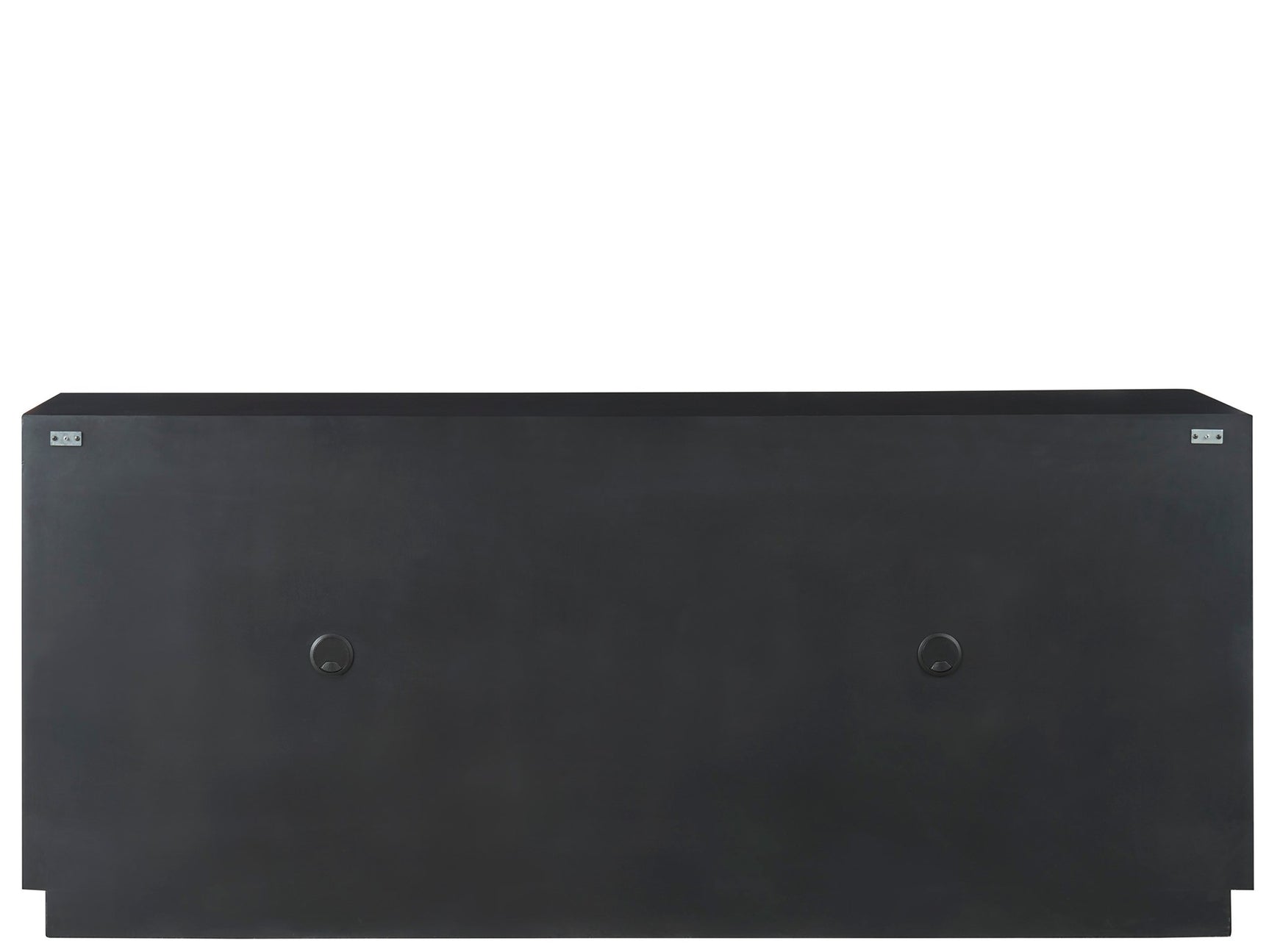 Noir Rubbed Iron/Brown Credenza - Ornate Home