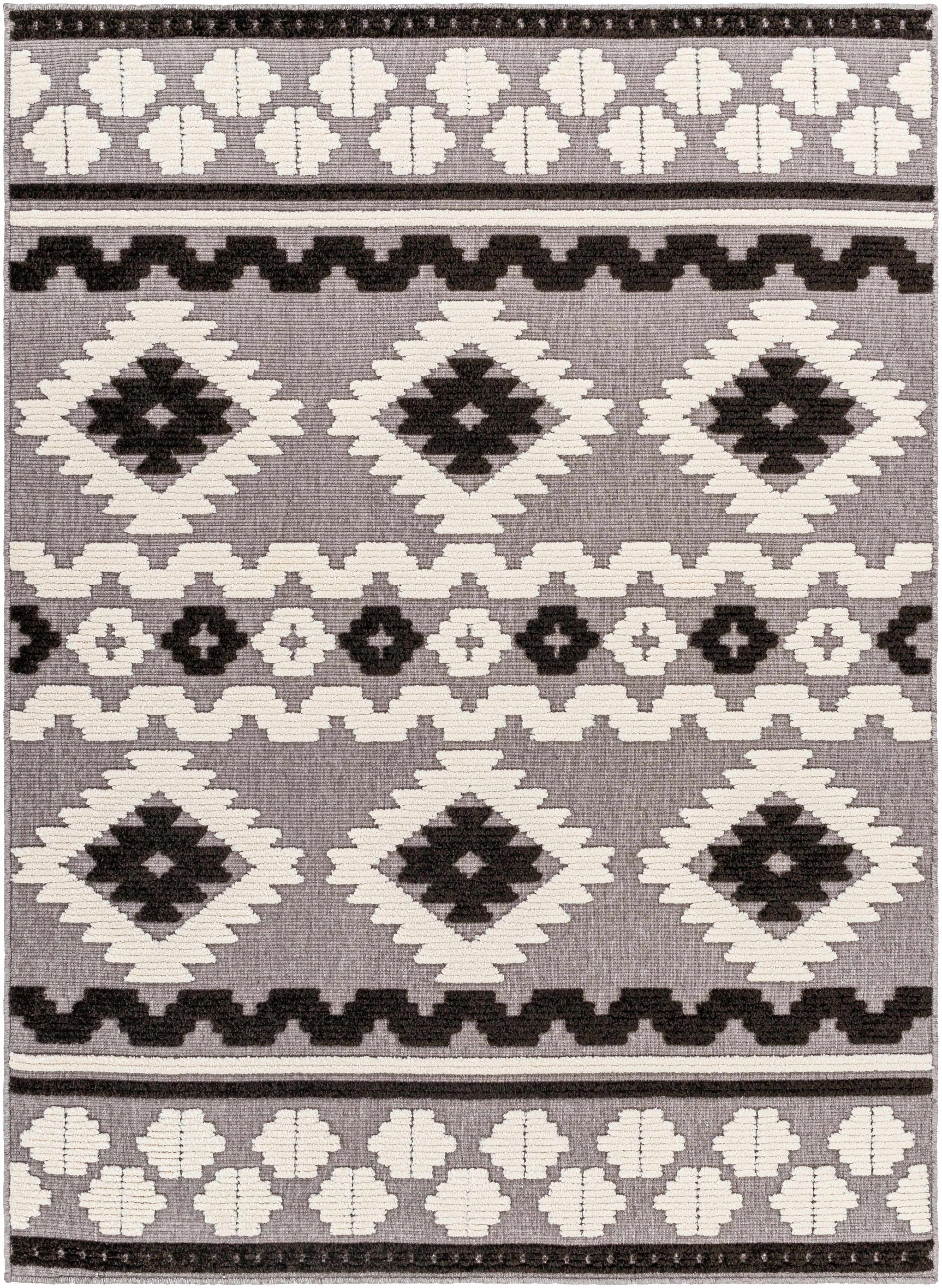 Noki Washable Textured Southwestern Rug - Clearance - Ornate Home