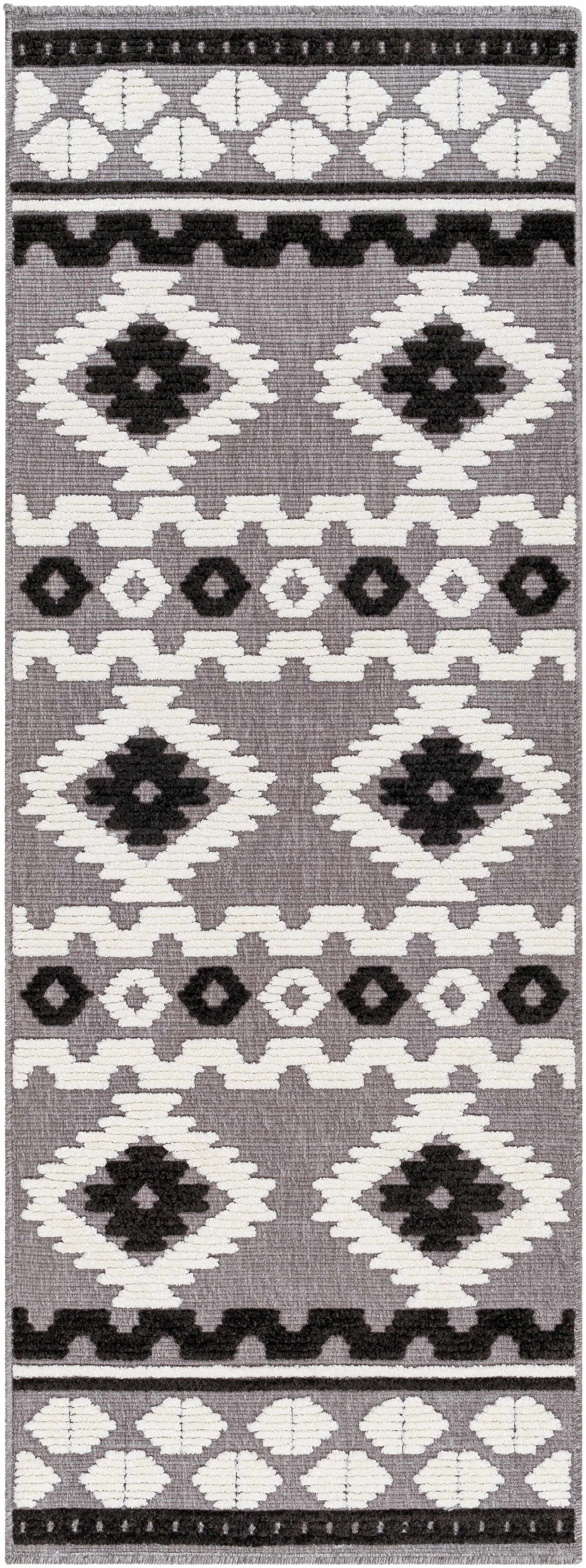 Noki Washable Textured Southwestern Rug - Clearance - Ornate Home