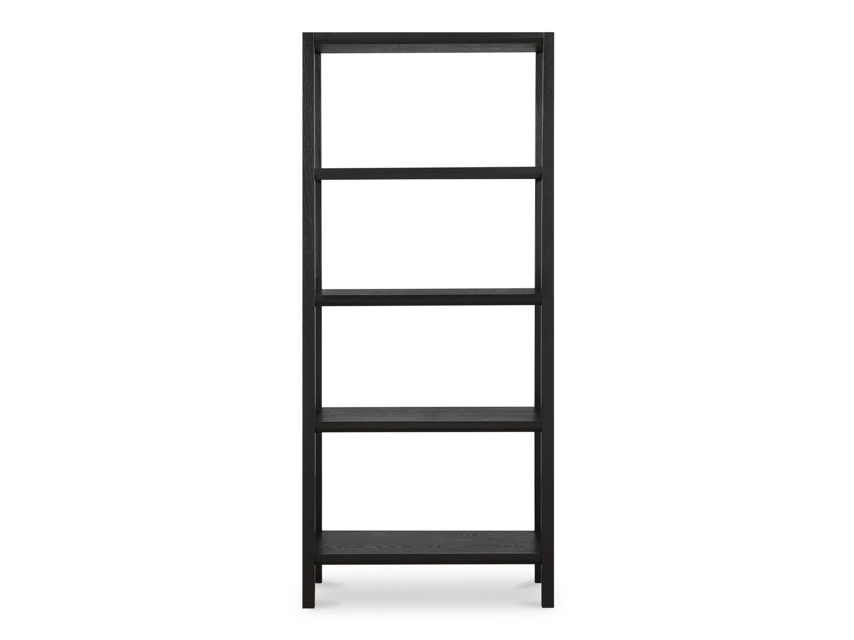 Nolan Black Bookcase - Ornate Home