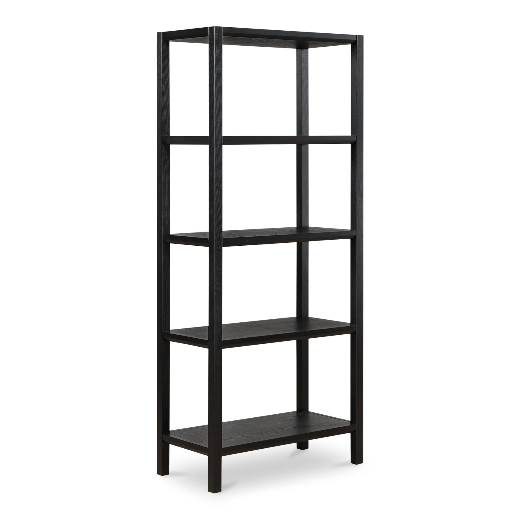 Nolan Black Bookcase - Ornate Home