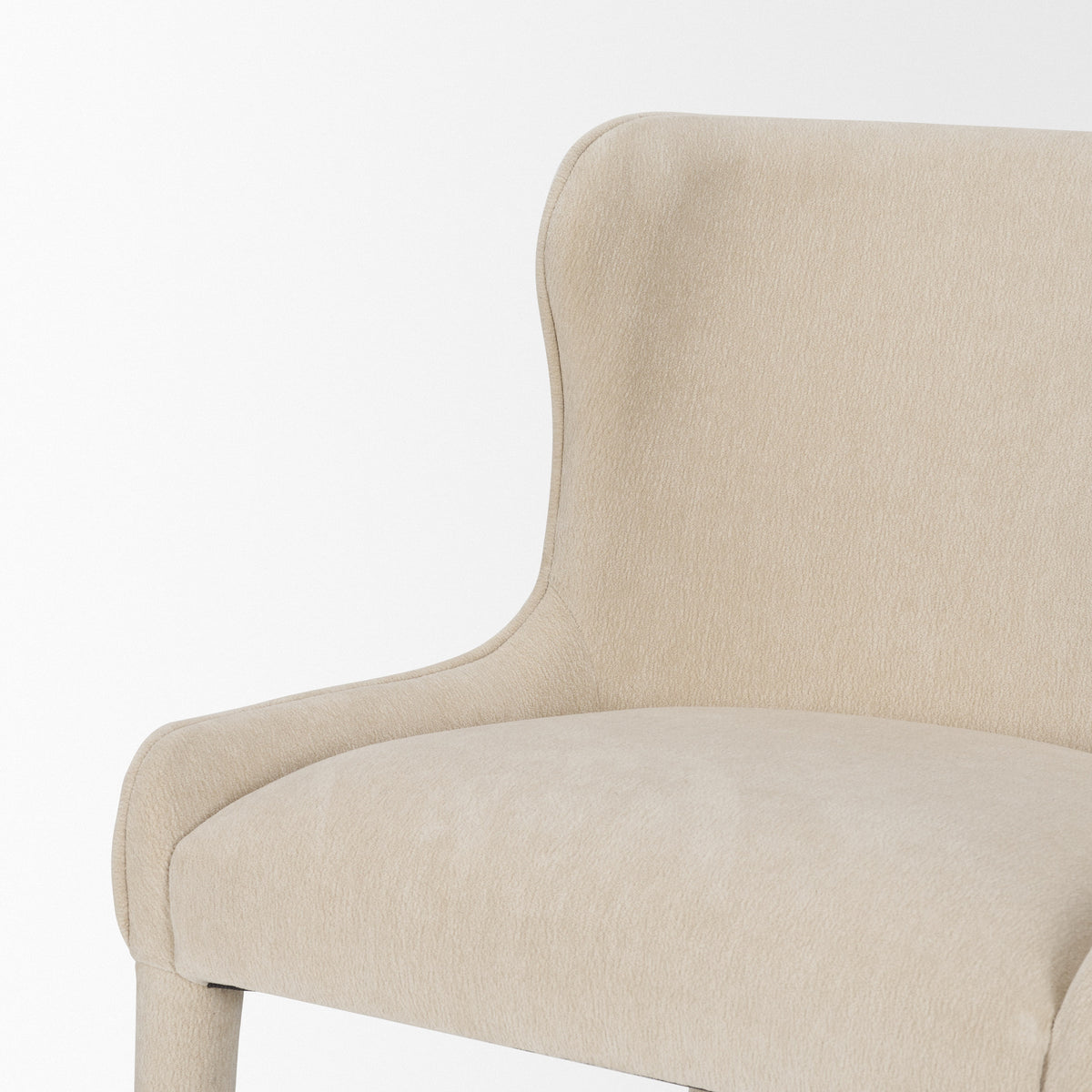Nolan Cream Wingback Dining Side Chair (Set of 2) - Ornate Home