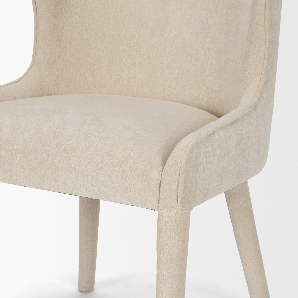 Nolan Cream Wingback Dining Side Chair (Set of 2) - Ornate Home