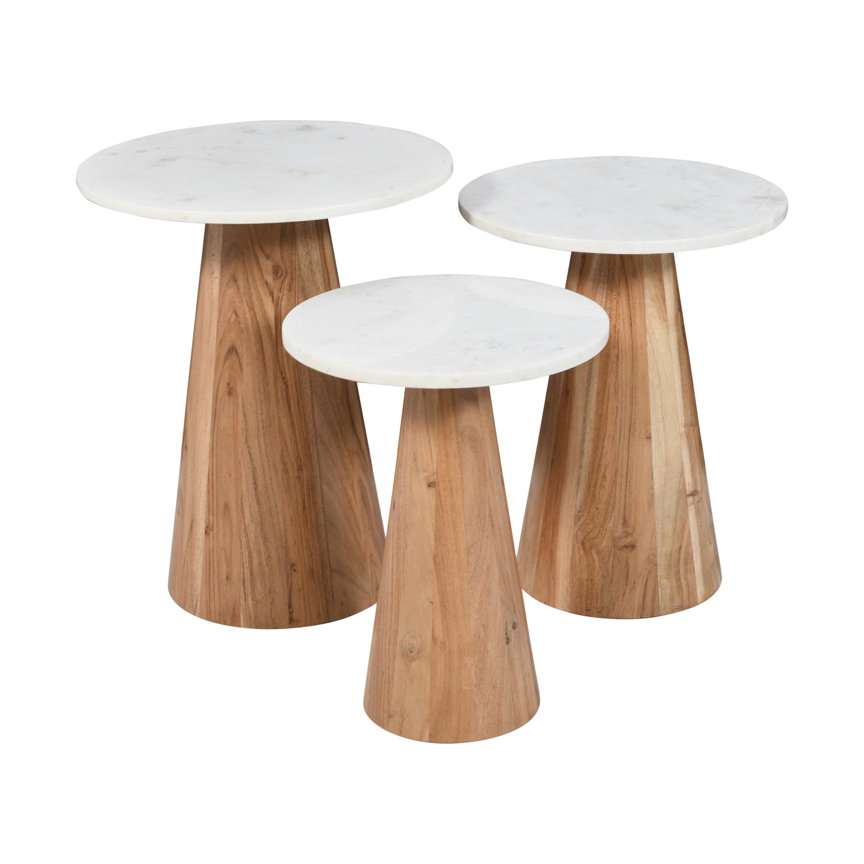 Nolan Natural 3-Pc Table Set - Ornate Home