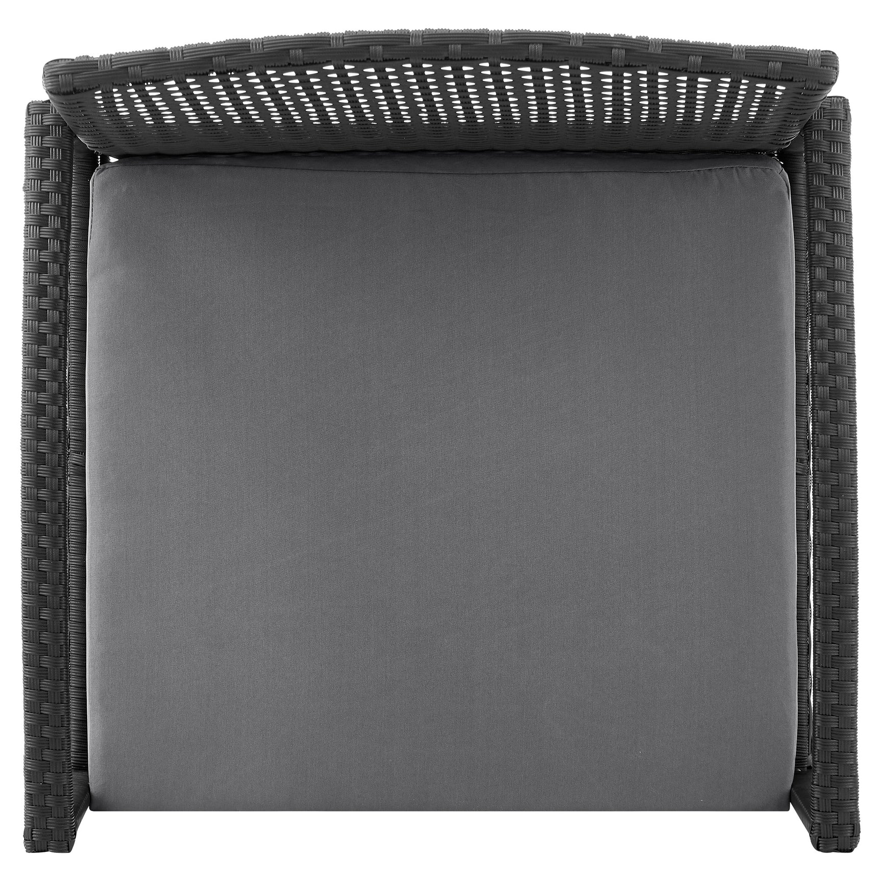 Noli Patio 2-Person Seating Group with End Table with Grey Cushions - Ornate Home