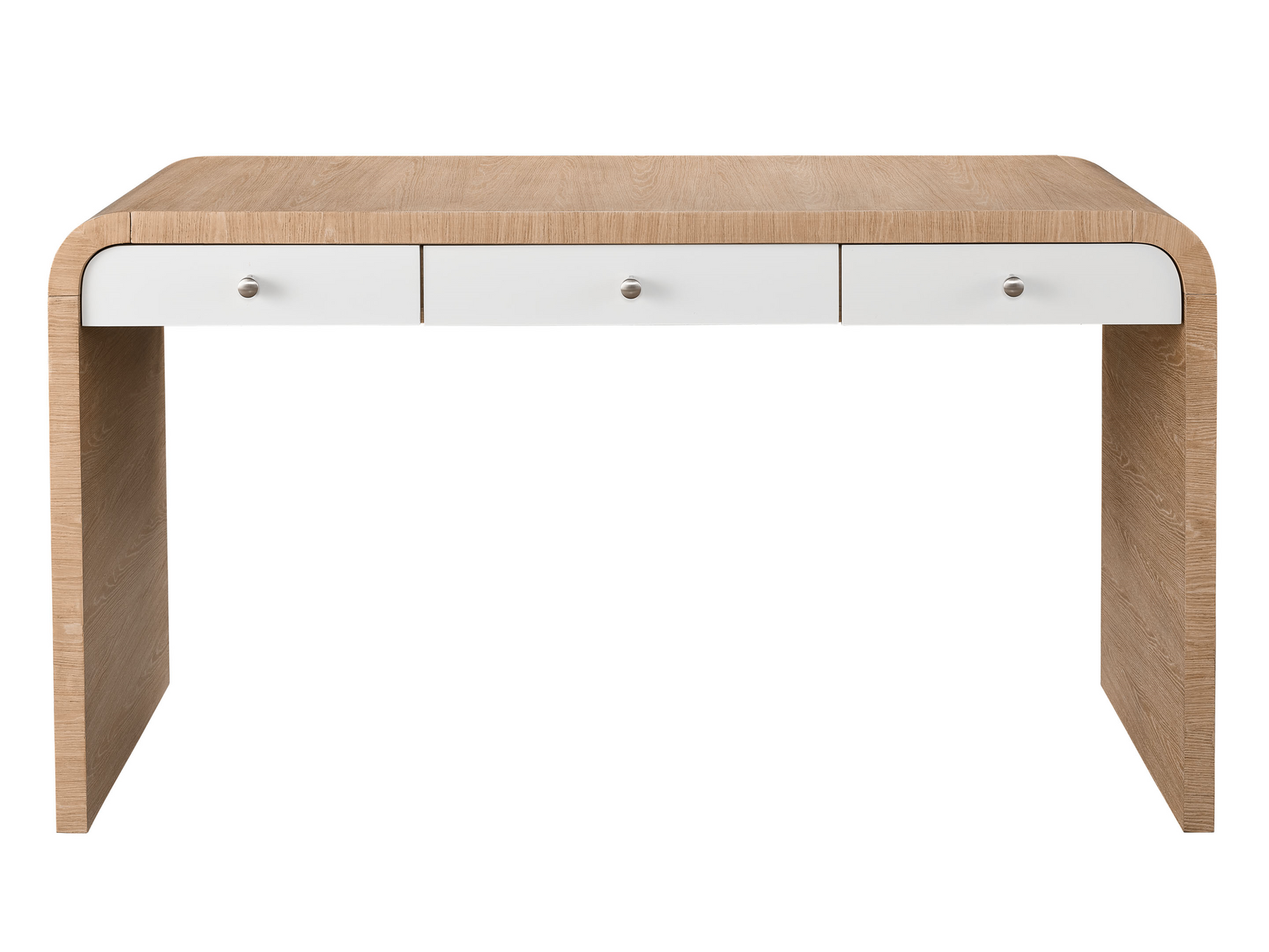 Nomad White Oak/Glacier Desk - Ornate Home