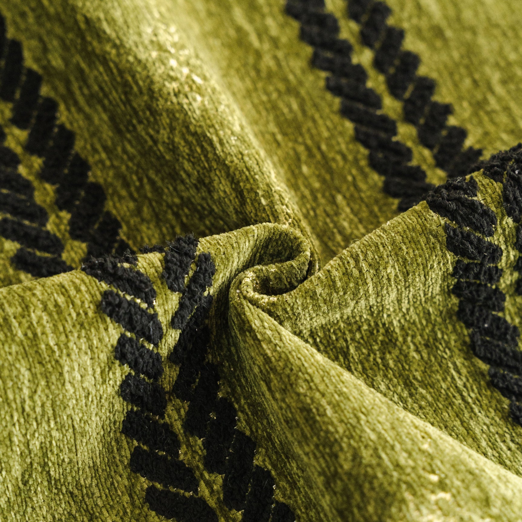 Non-Slip Sofa Cover with Thick Chenille Texture Woven Stripe Couch Protector Throw - Ornate Home