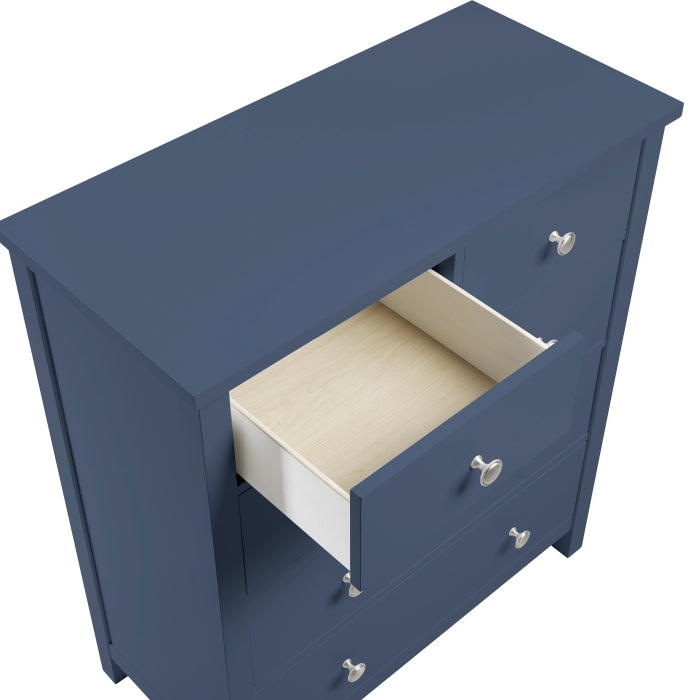 Nora Blue 5-Drawer Chest