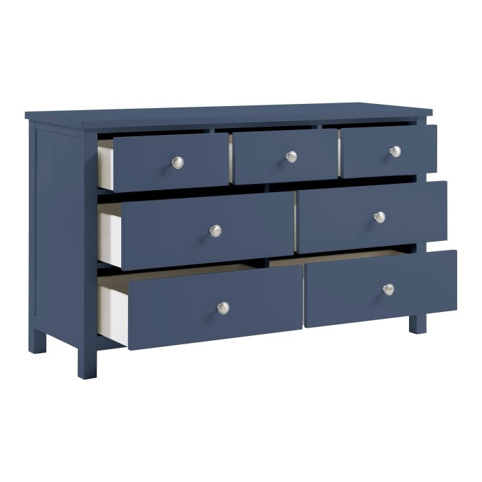 Nora Blue 7-Drawer Dresser - Ornate Home