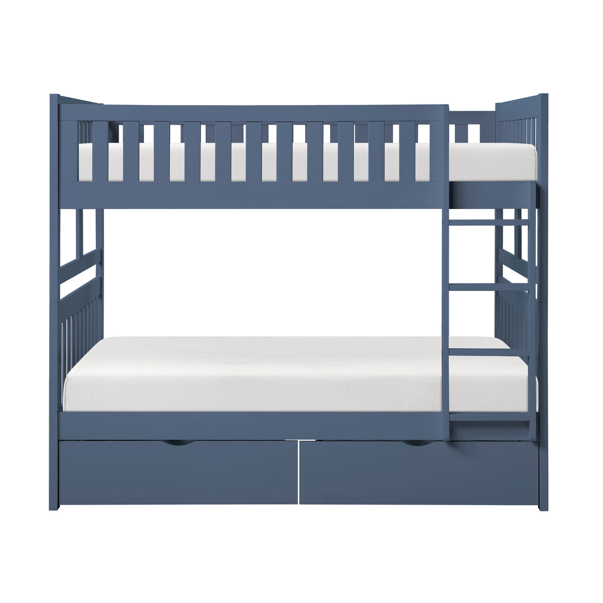 Nora Blue Full Bunk Bed - Ornate Home