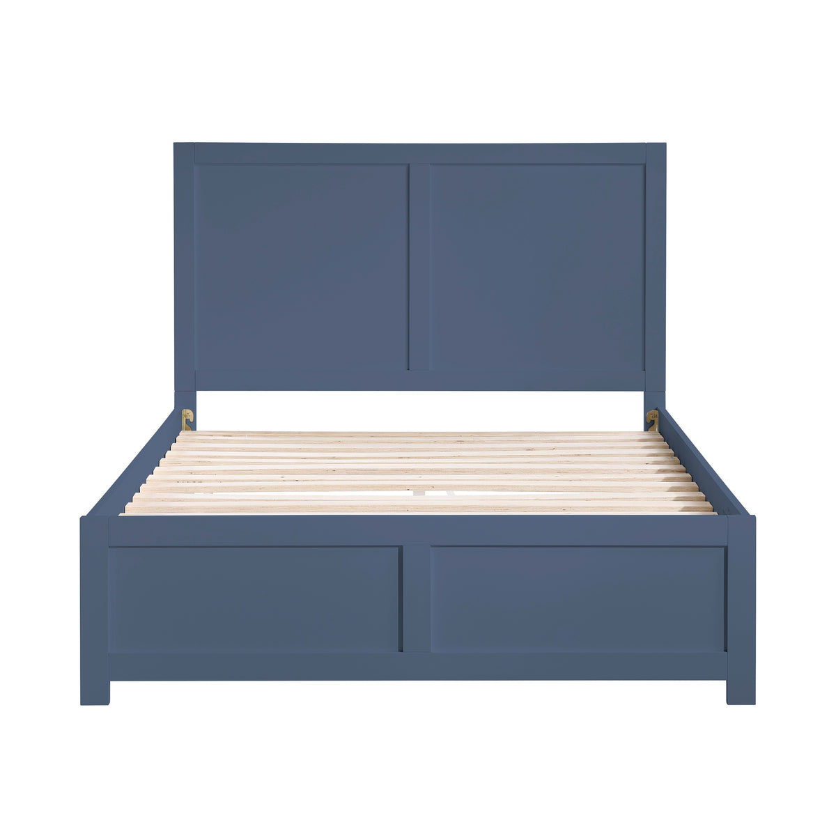 Nora Blue Full Platform Bed - Ornate Home