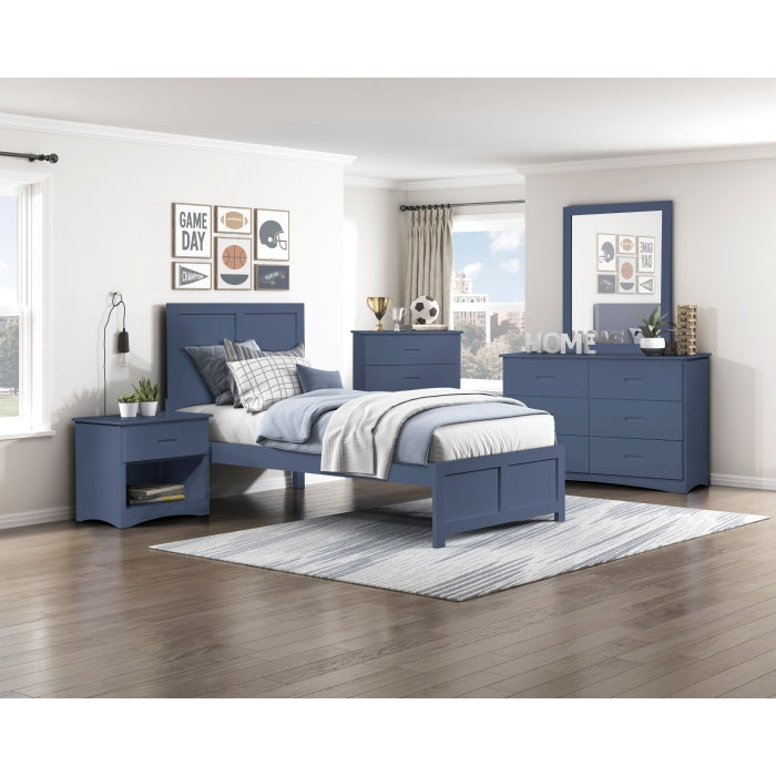 Nora Blue Mirror - Ornate Home