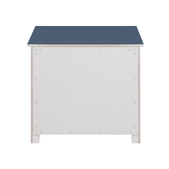 Nora Blue Nightstand - Ornate Home