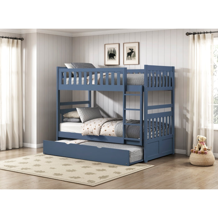 Nora Blue Twin Trundle - Ornate Home