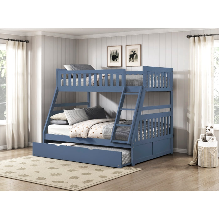 Nora Blue Twin Trundle - Ornate Home