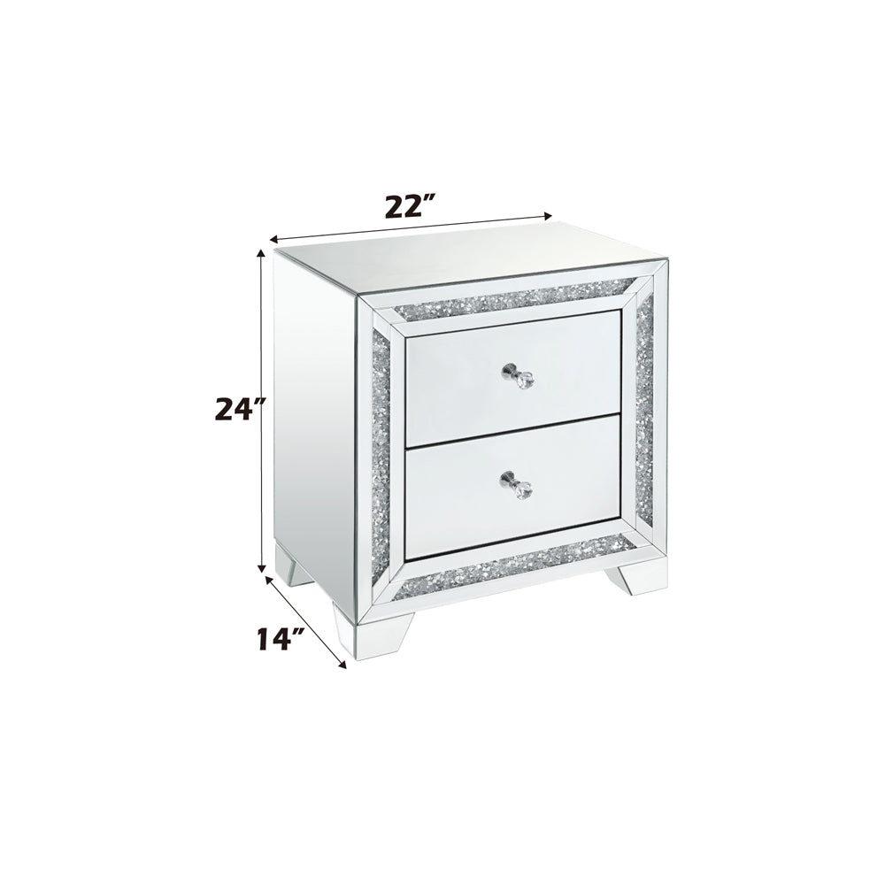 Noralie 2 Drawers Accent Table - Ornate Home