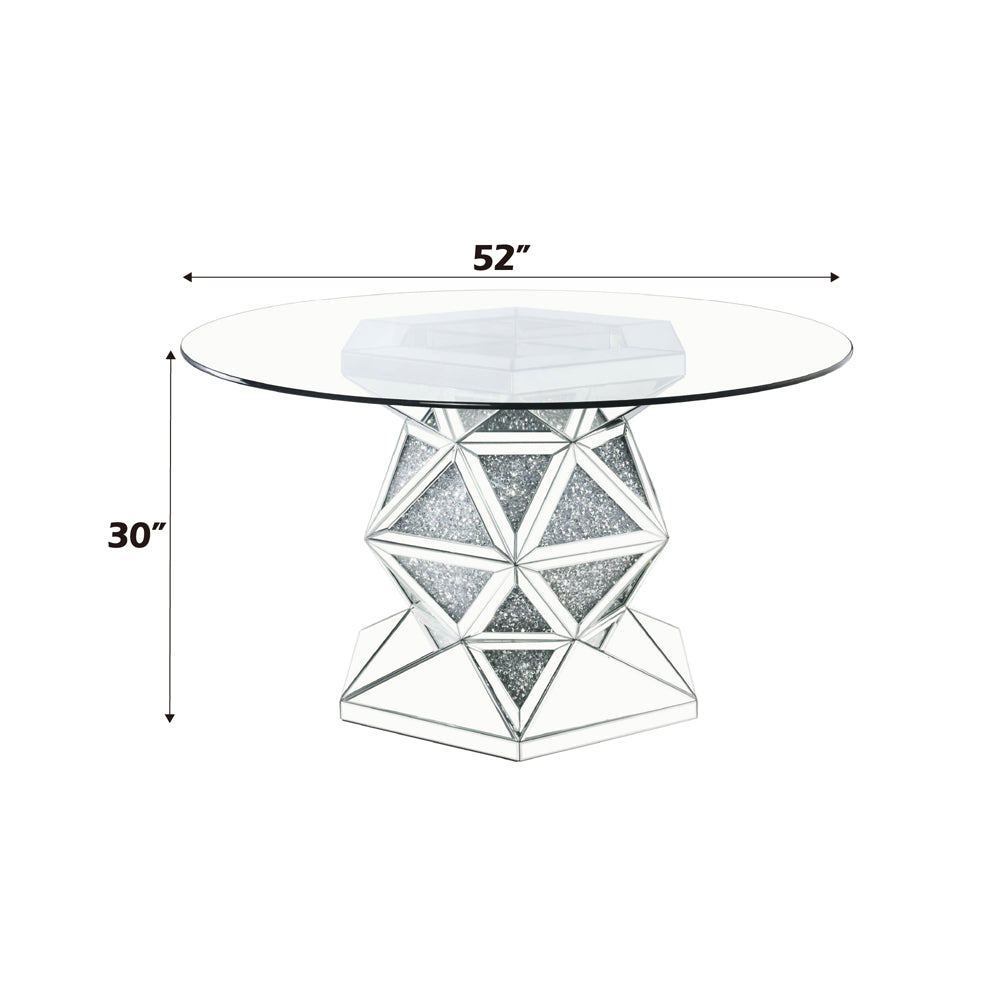 Noralie Dining Table Hexagonal Base - Ornate Home