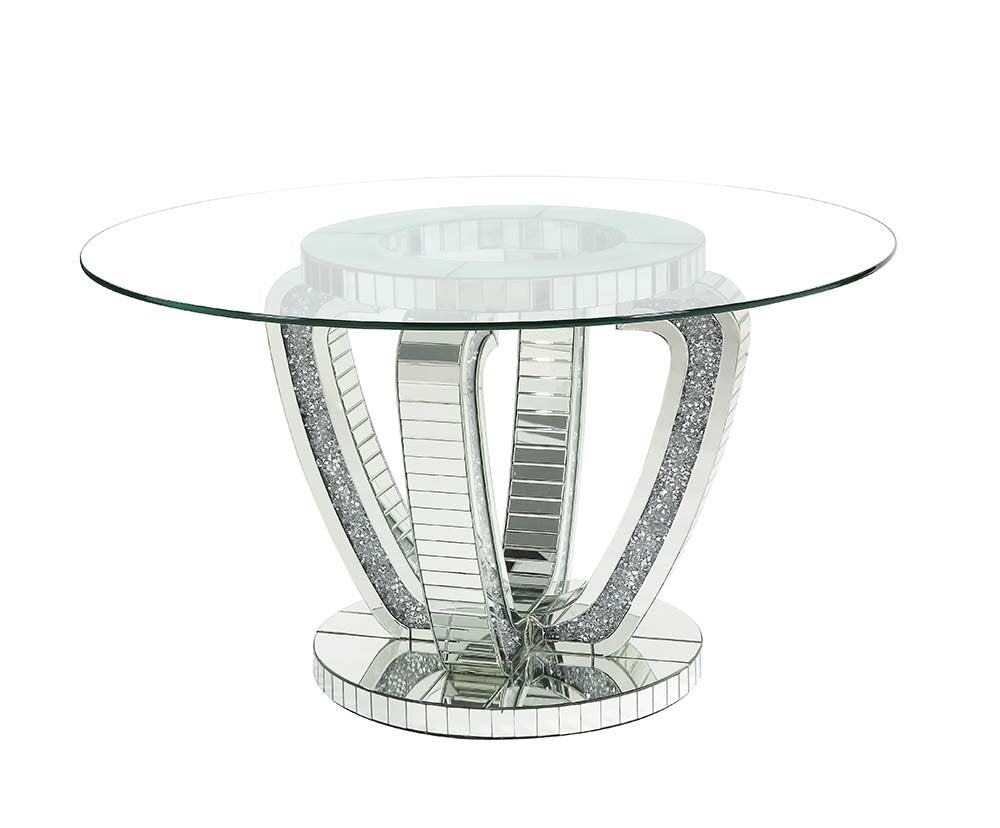 Noralie Faux Diamonds Dining Table - Ornate Home