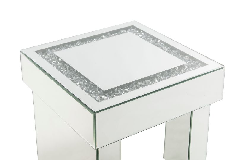 Noralie Faux Diamonds End Table - Ornate Home