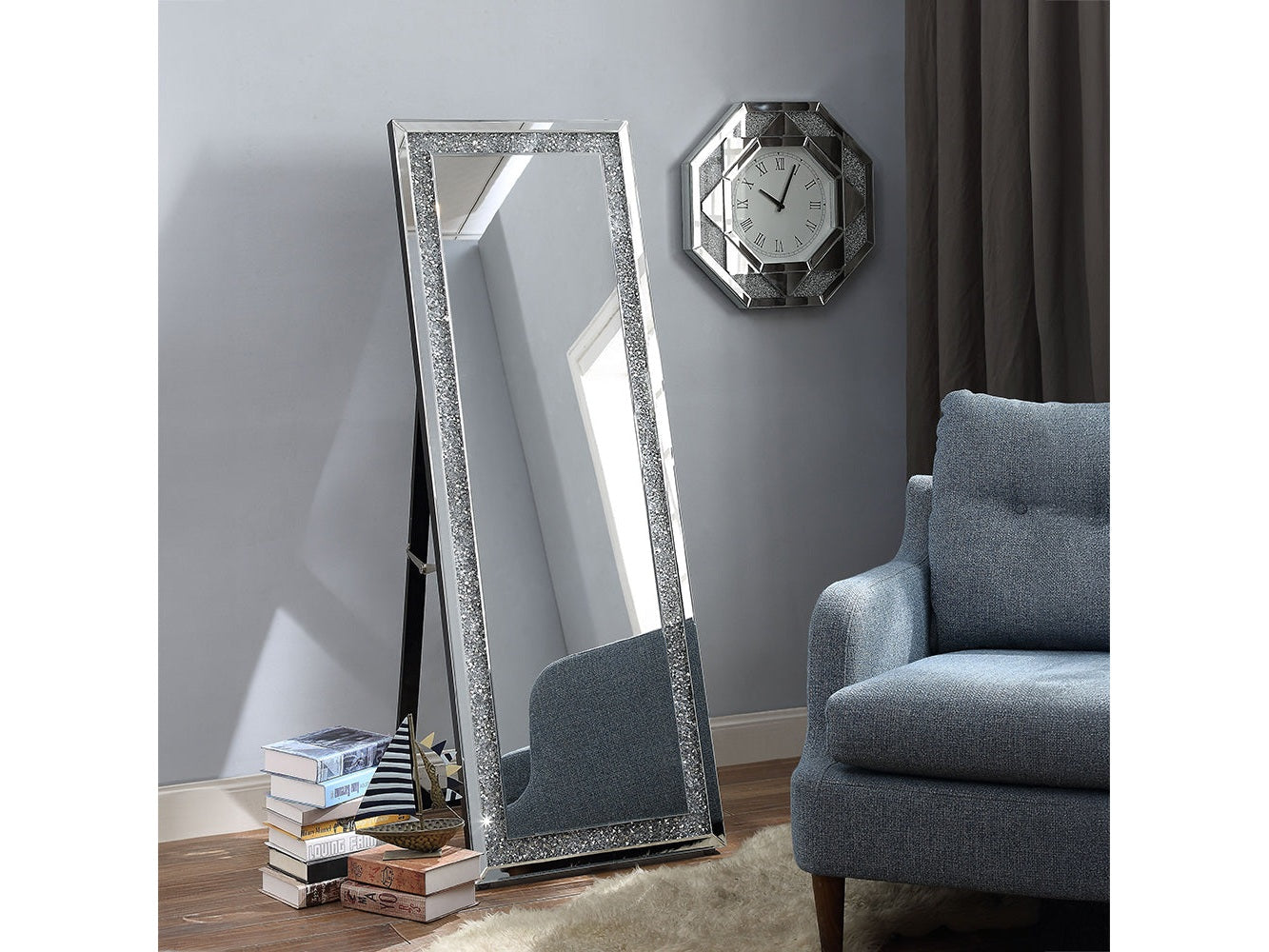 Noralie Floor/ Cheval Mirror - Ornate Home