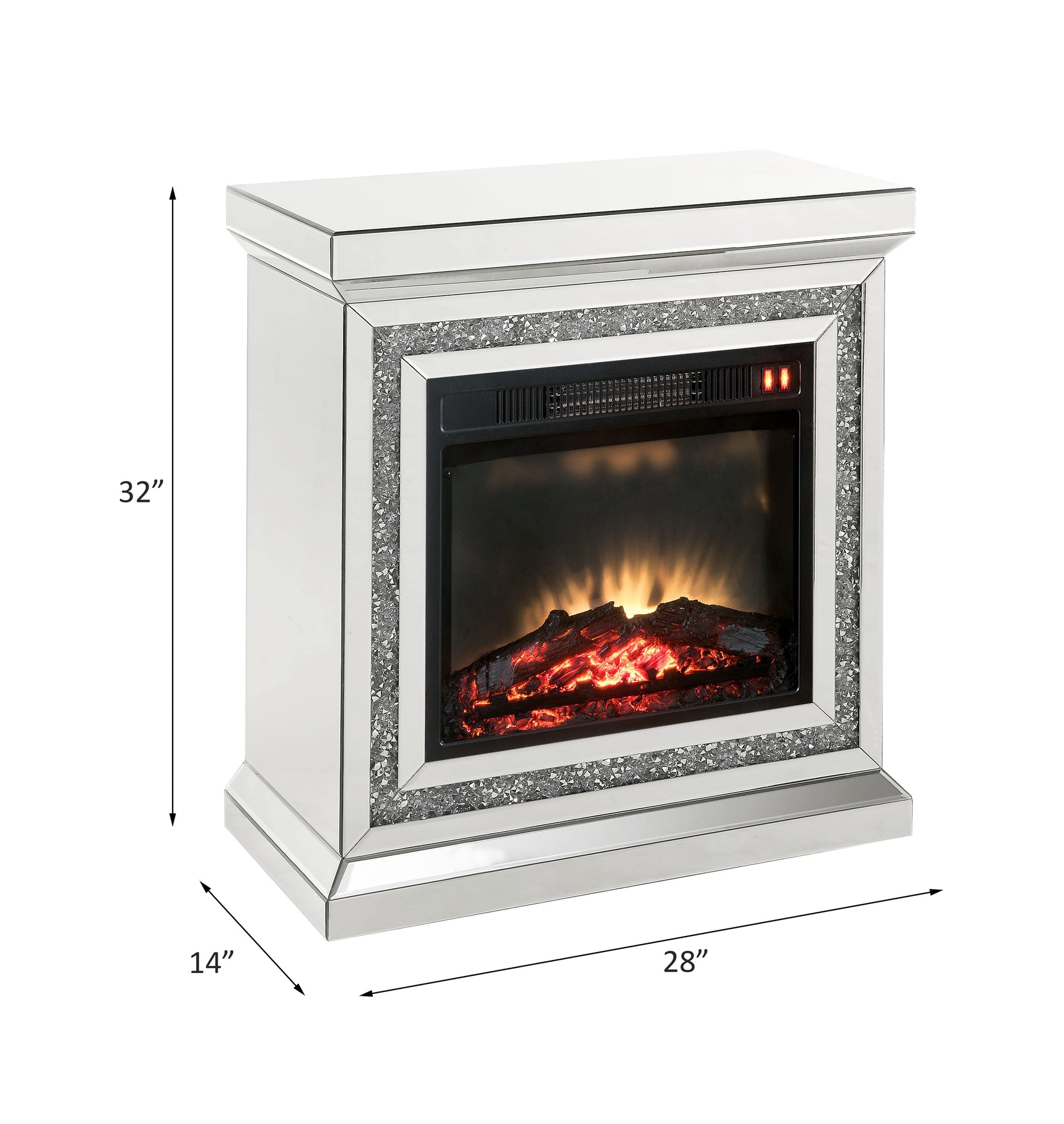 Noralie Framed Square Fireplace - Ornate Home