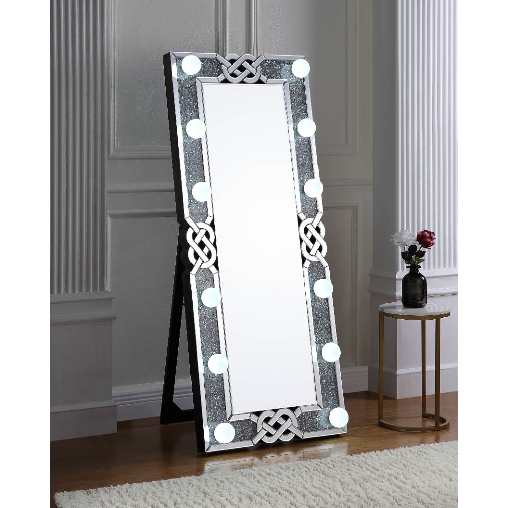 Noralie Rectangular Floor Mirror - Ornate Home