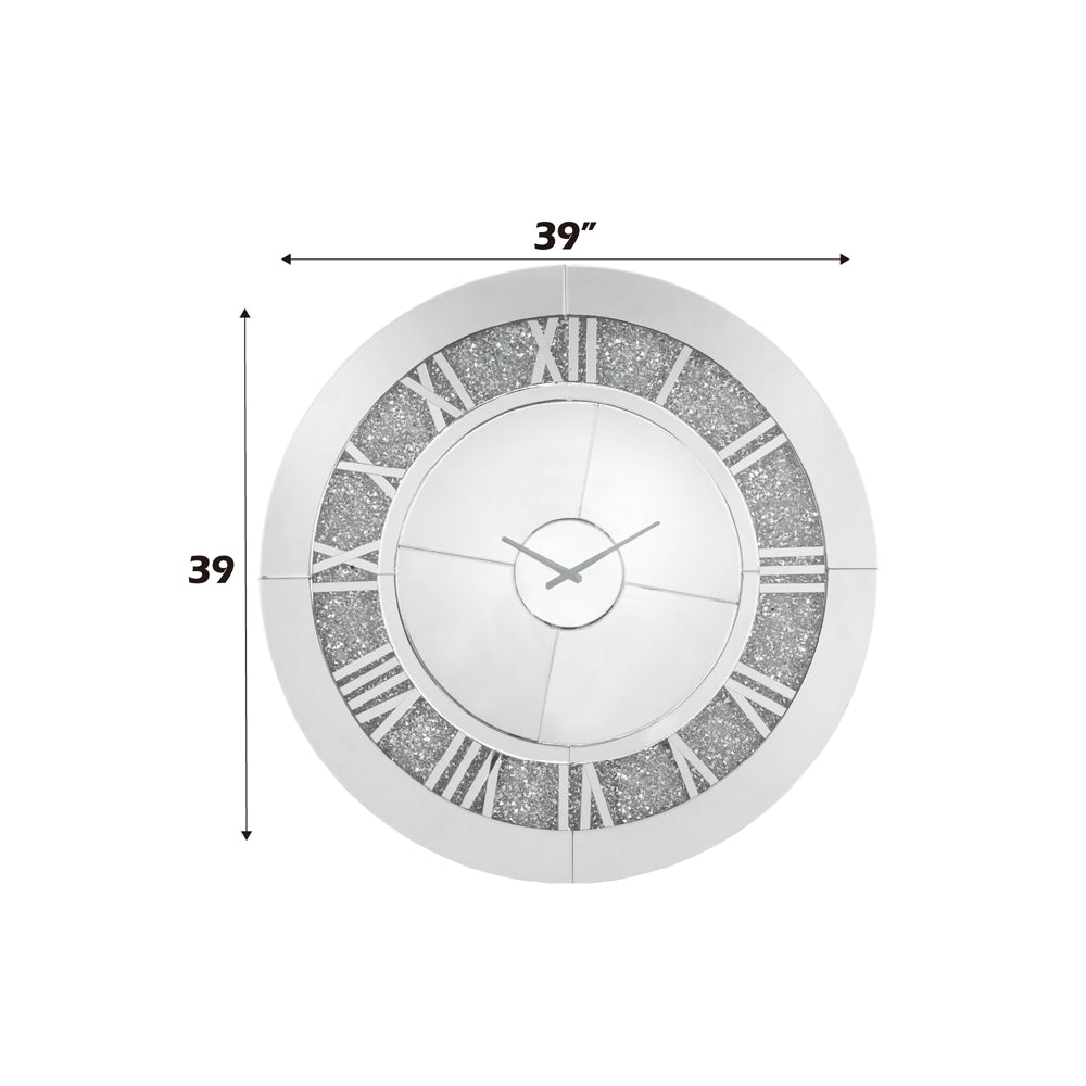 Noralie Round Wall Clock - Ornate Home