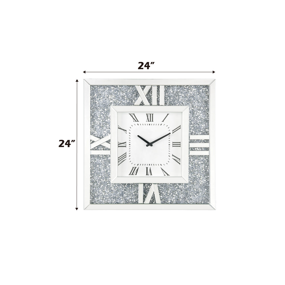 Noralie Square Wall Clock - Ornate Home