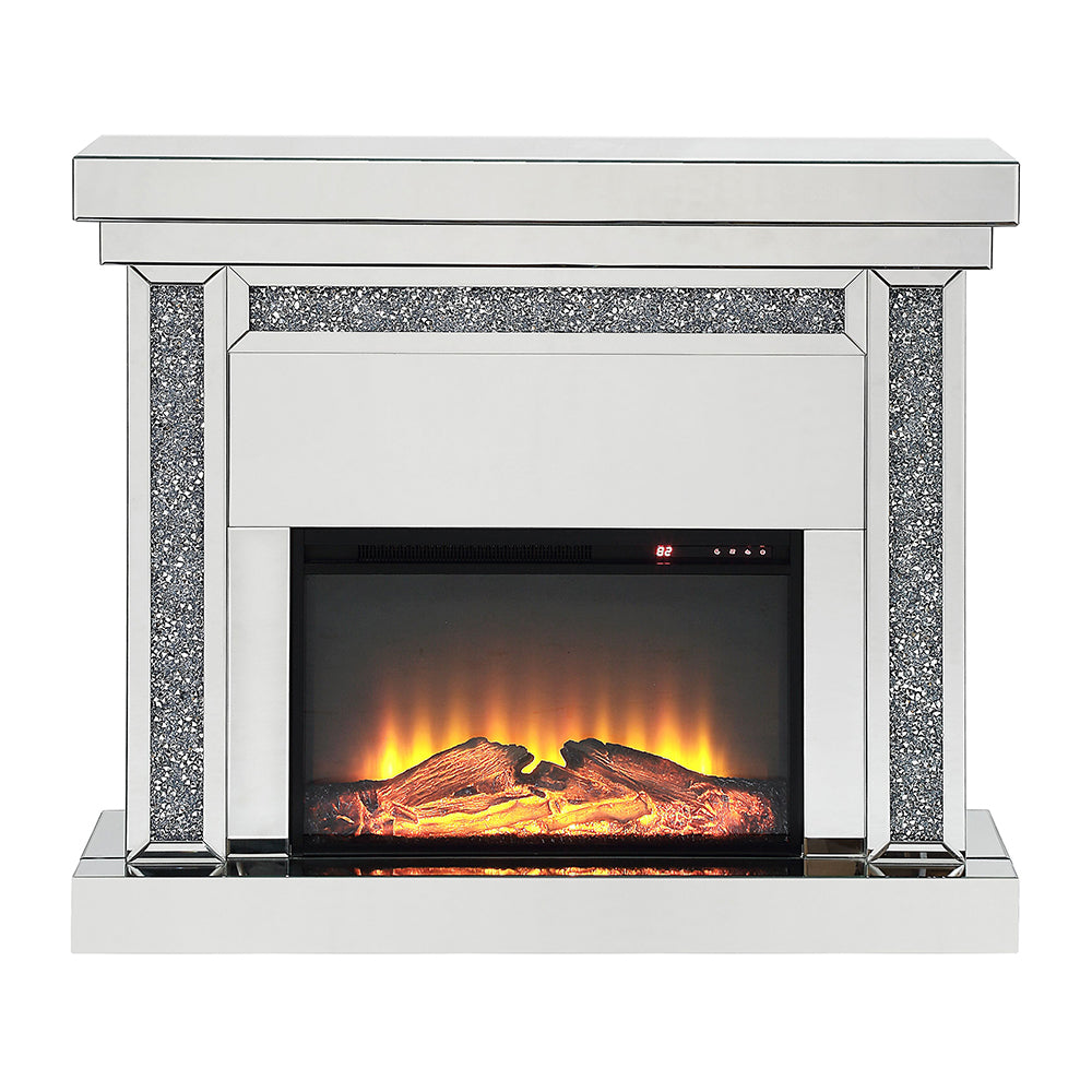 Noralie Wide Mantel Fireplace - Ornate Home