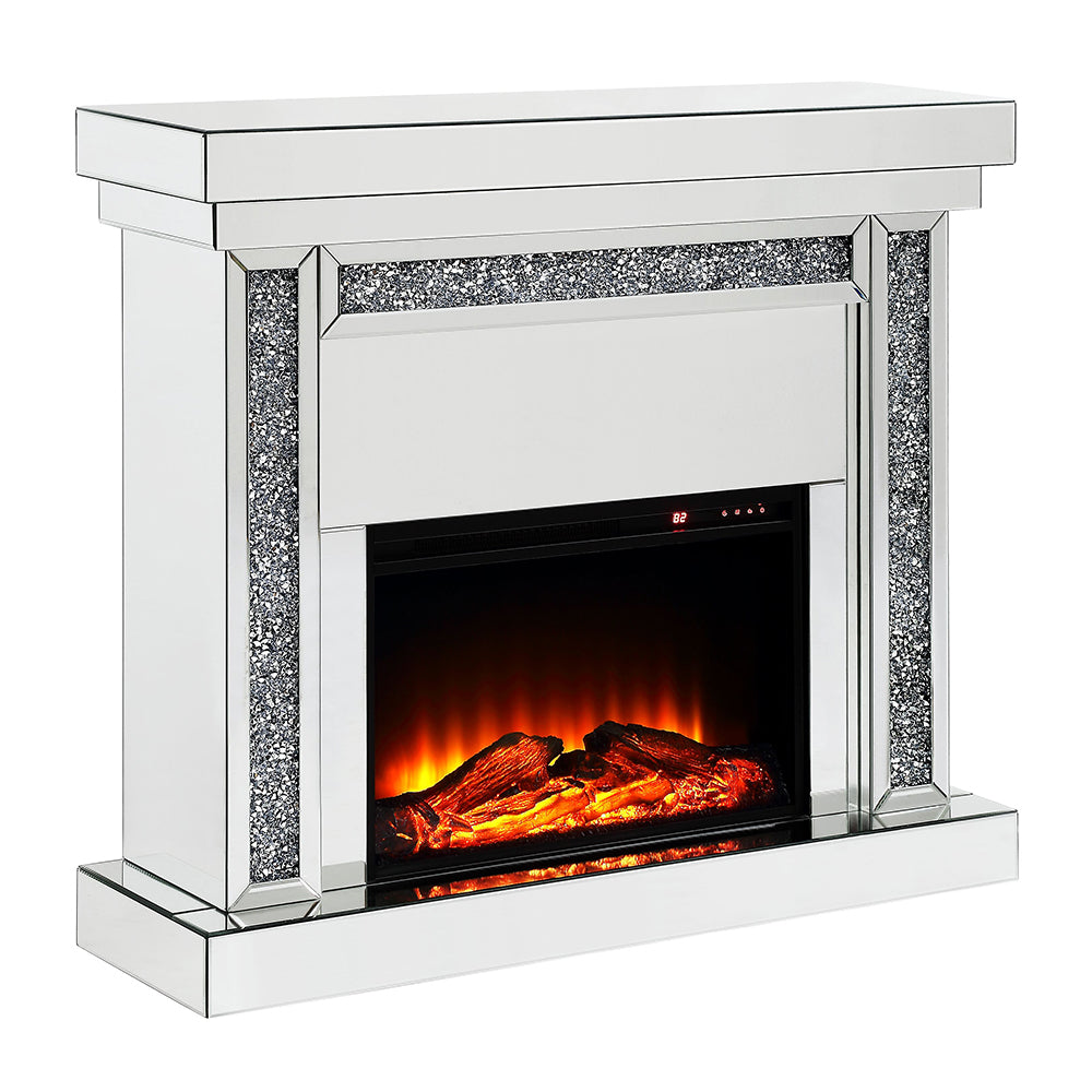 Noralie Wide Mantel Fireplace - Ornate Home
