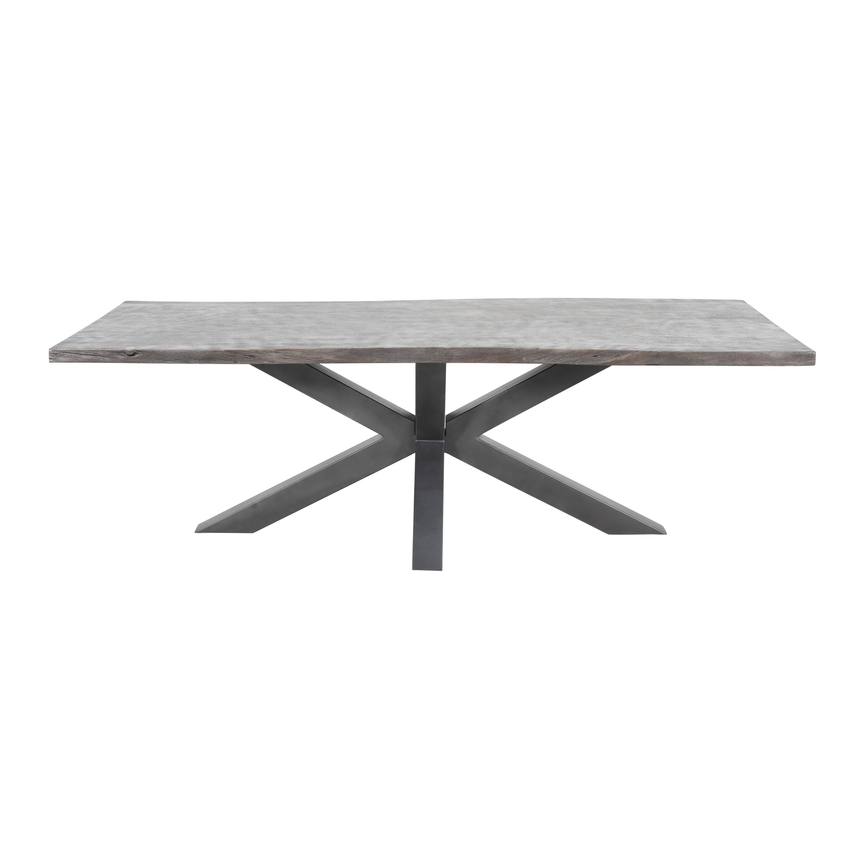 Nordic Ridge Grey 94 Dining Table w/ 6 Gibson Chairs - Ornate Home