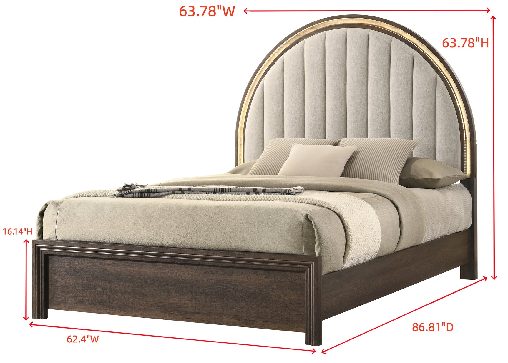 Noreen Brown Panel Bedroom Set - Ornate Home