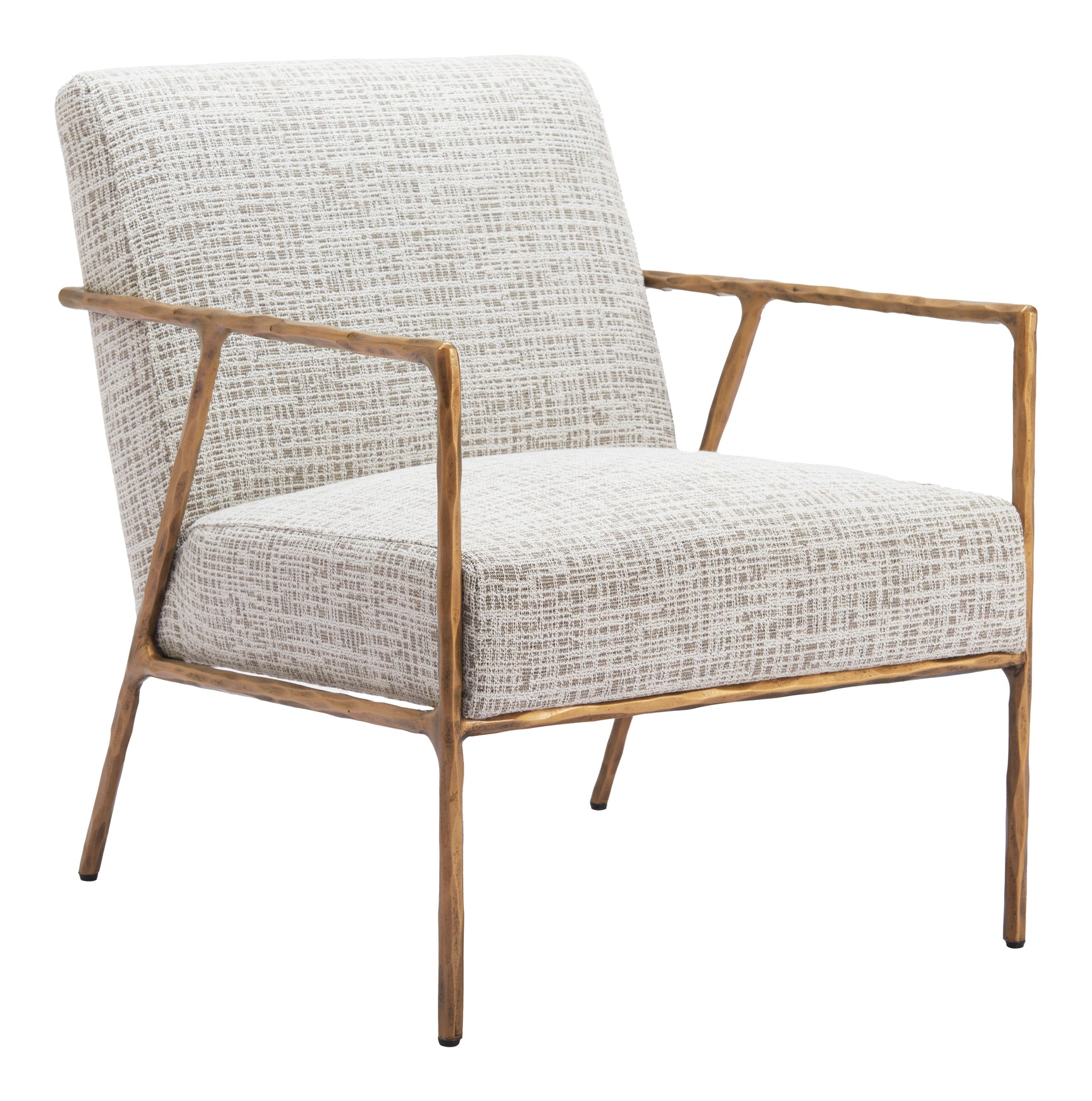 Norrebro Beige Frost Accent Chair - Ornate Home