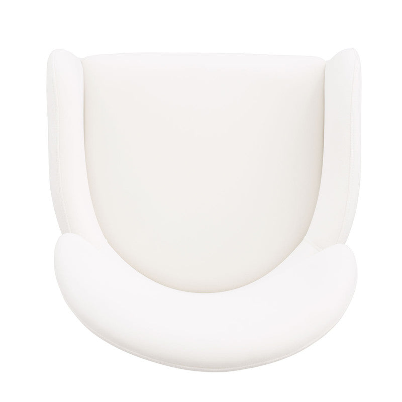Northam White/Matte Gold Arm Chair (Set of 2) - Ornate Home