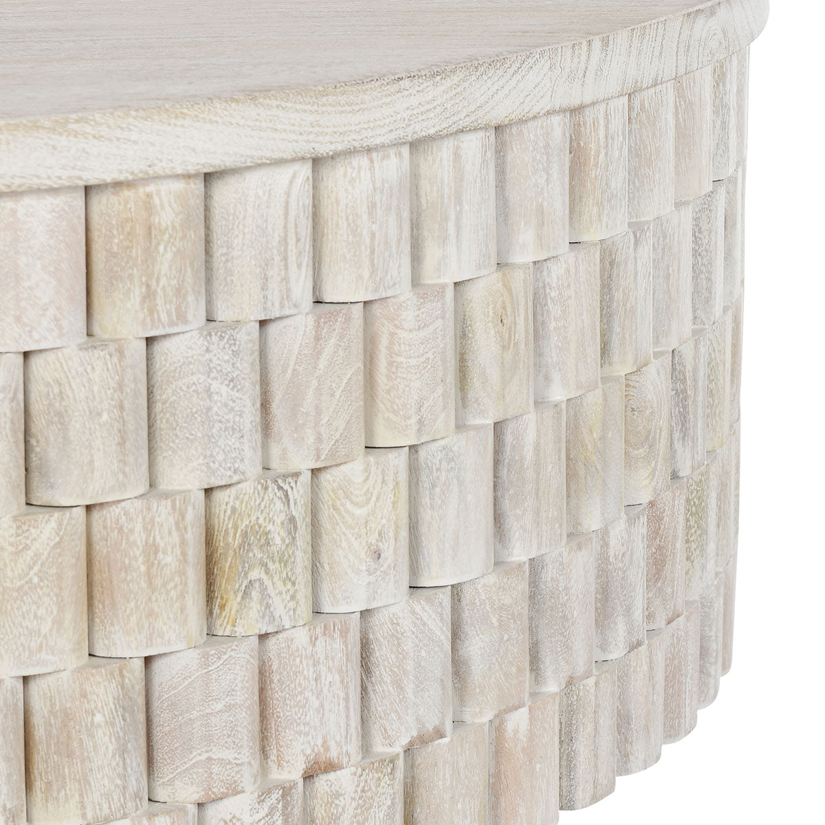 Norwood Cream Round Coffee Table - Ornate Home