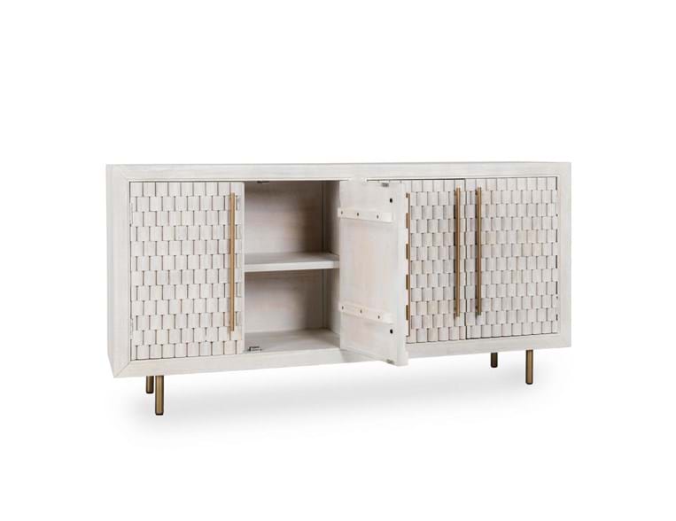 Norwood Whitewash Buffet - Ornate Home