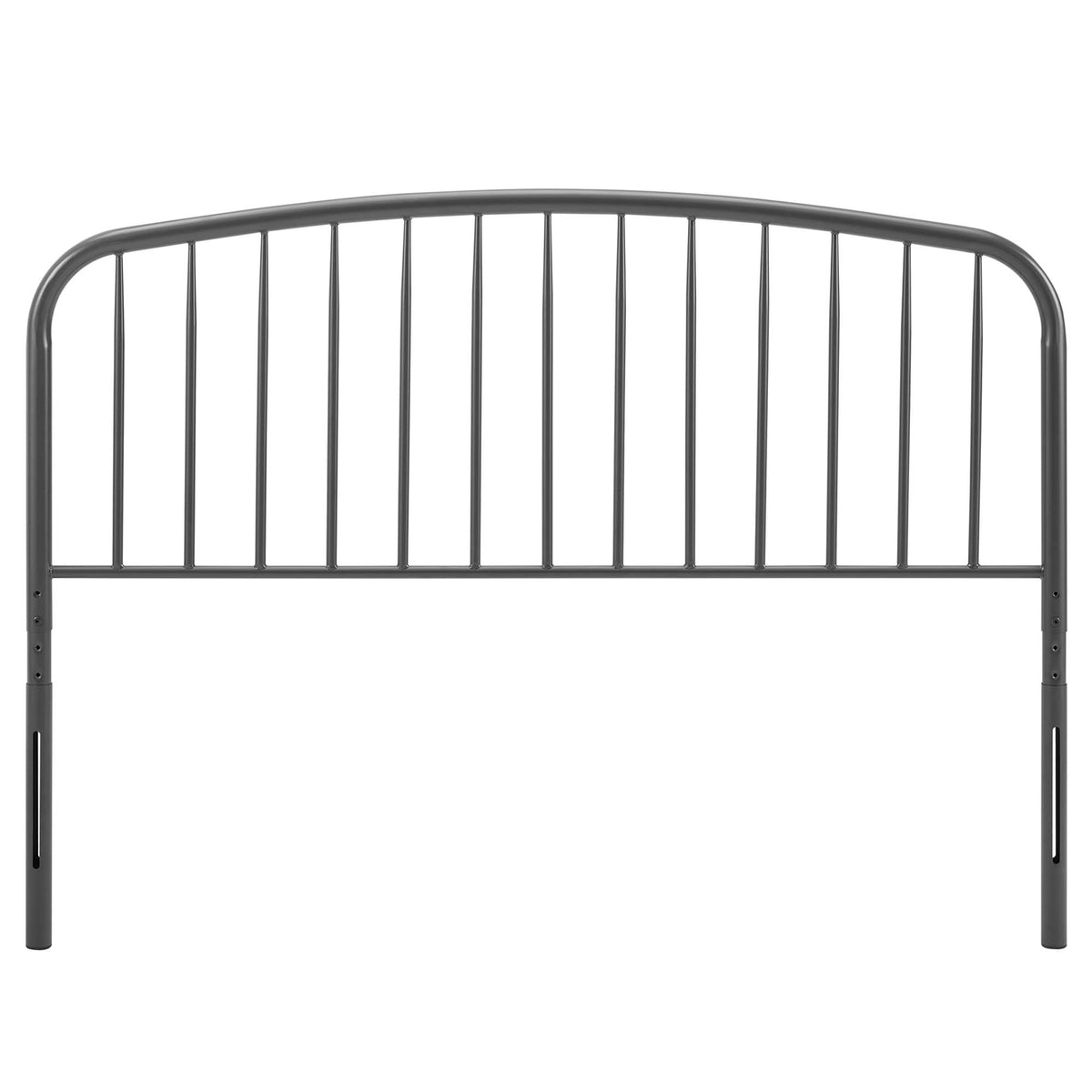 Nova Gray Metal Twin Headboard - Ornate Home