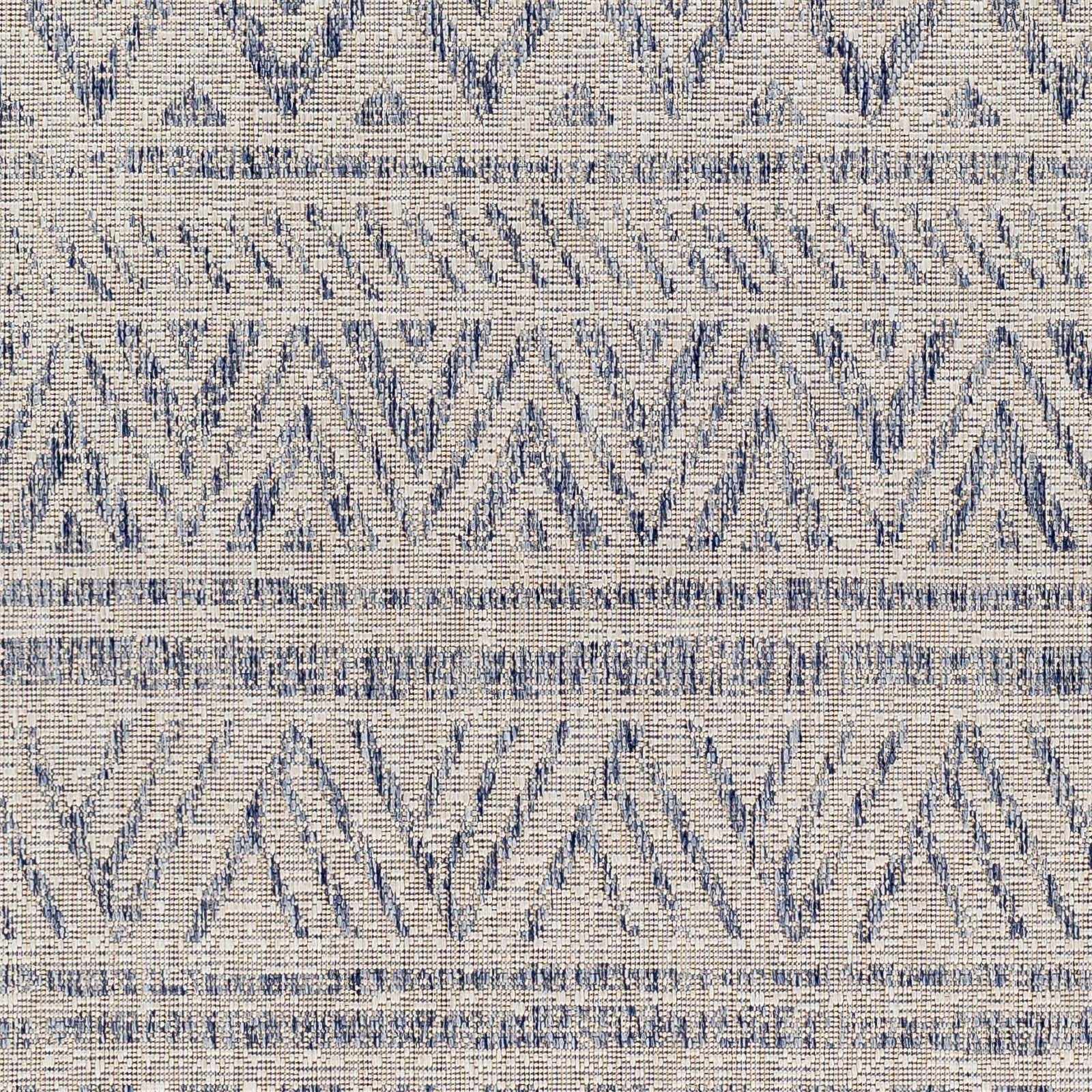 Novato Gray All Over Pattern Performance Outdoor Rug - Clearance - Ornate Home