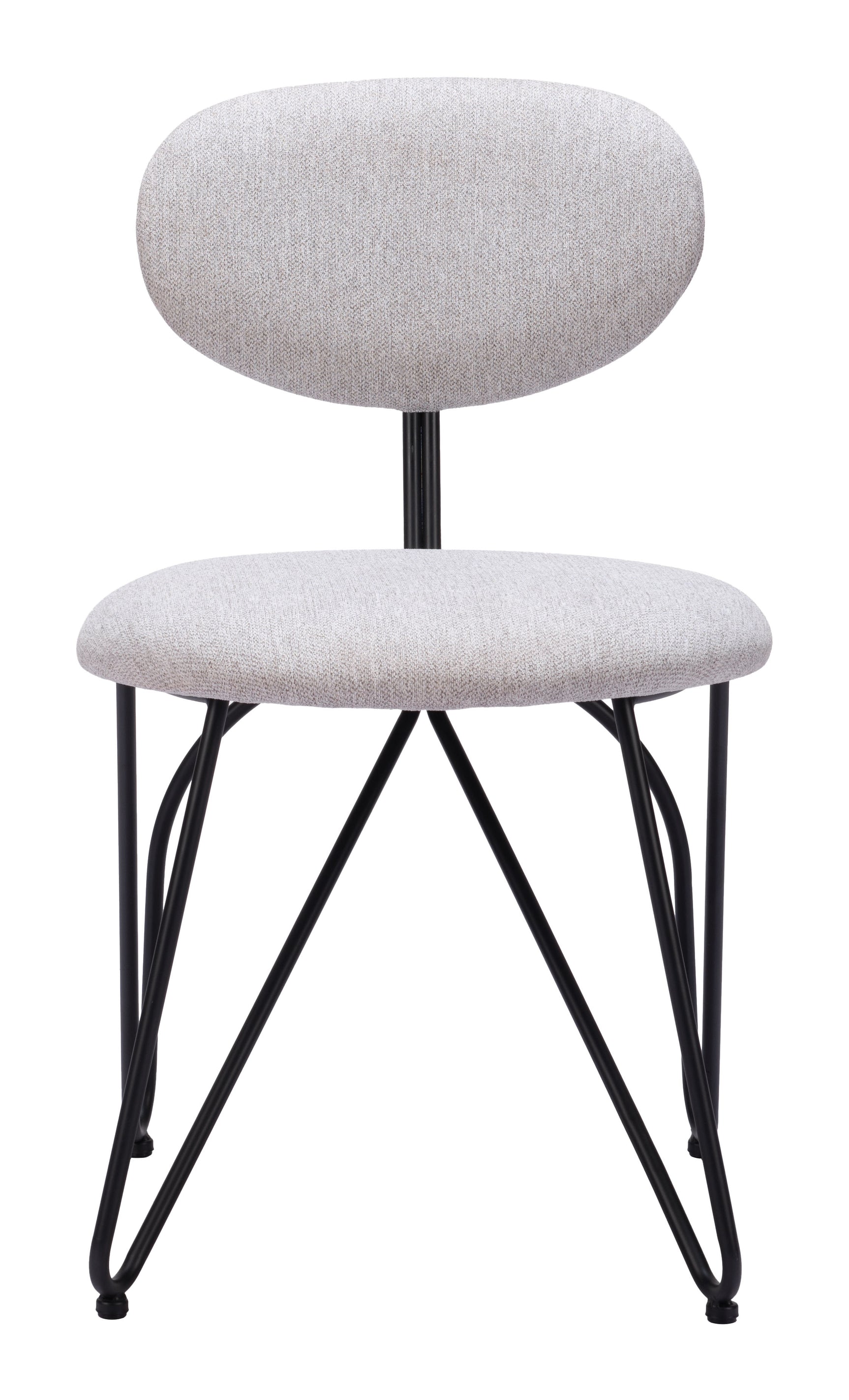 Novi Dove Gray Dining Chair (Set of 2) - Ornate Home