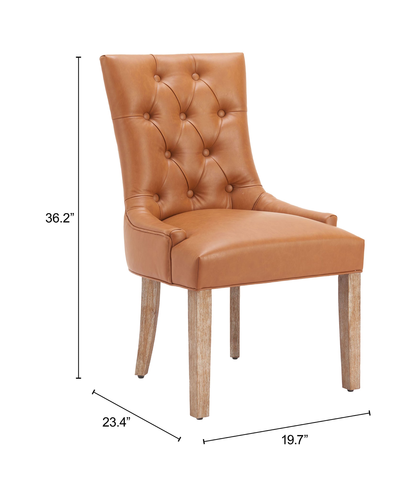 Nuby Brown Dining Chair - Ornate Home