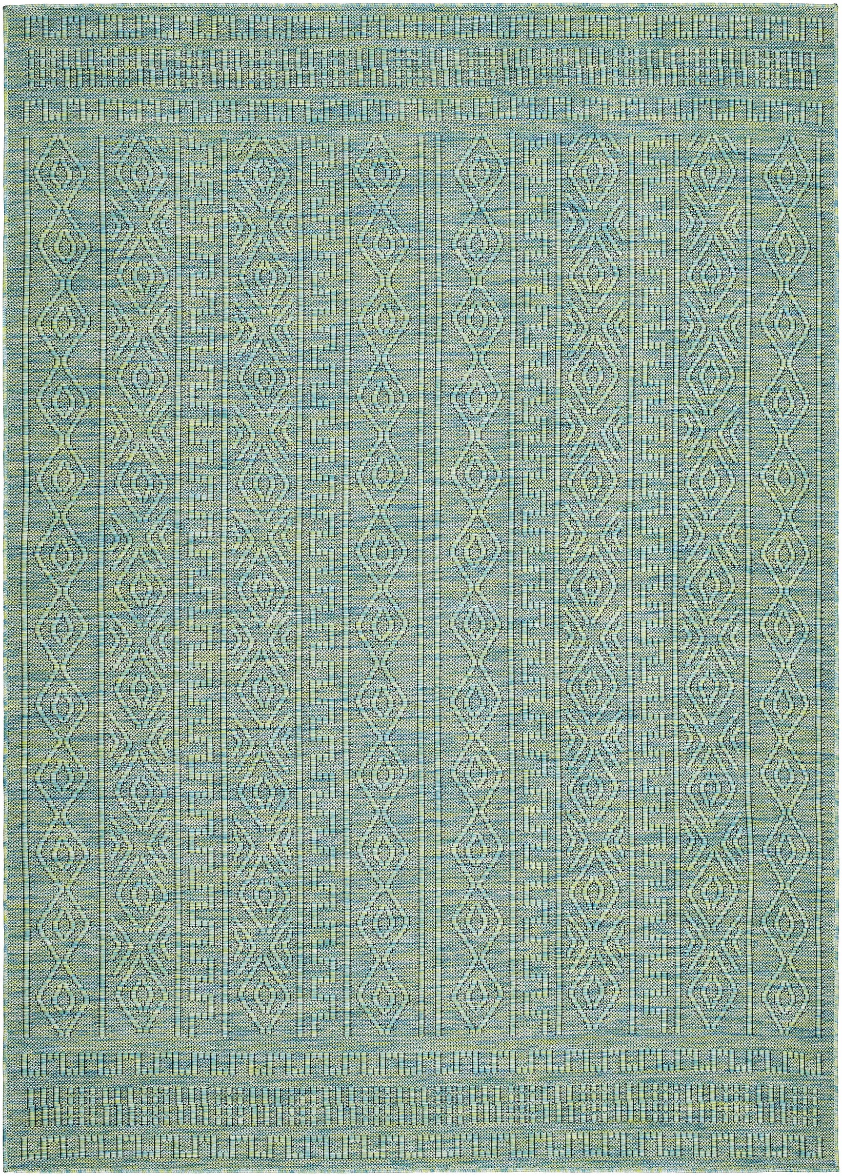 Nuela Green Outdoor Area Rug - Clearance - Ornate Home