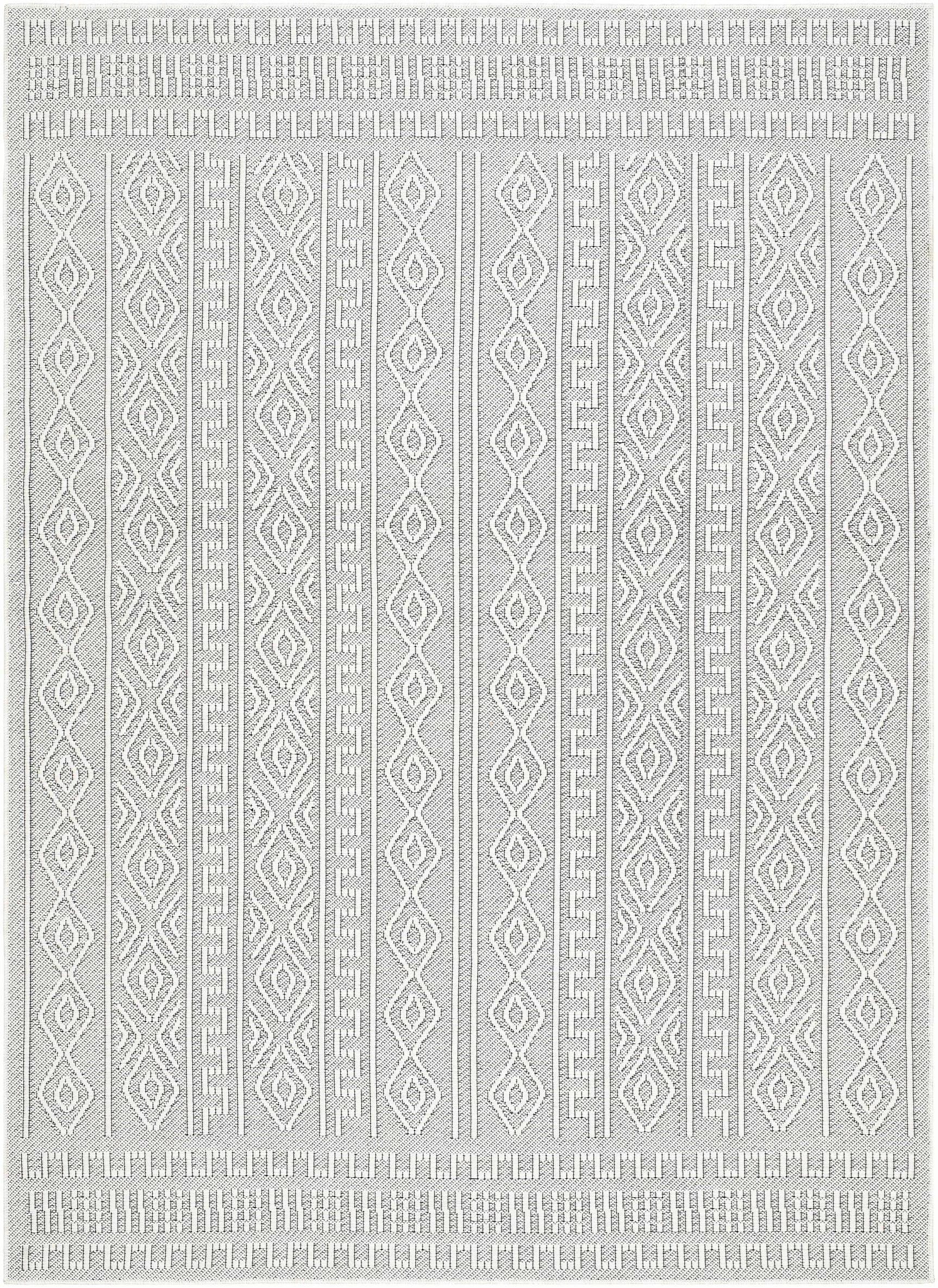 Nuela Light Gray Outdoor Area Rug - Clearance - Ornate Home
